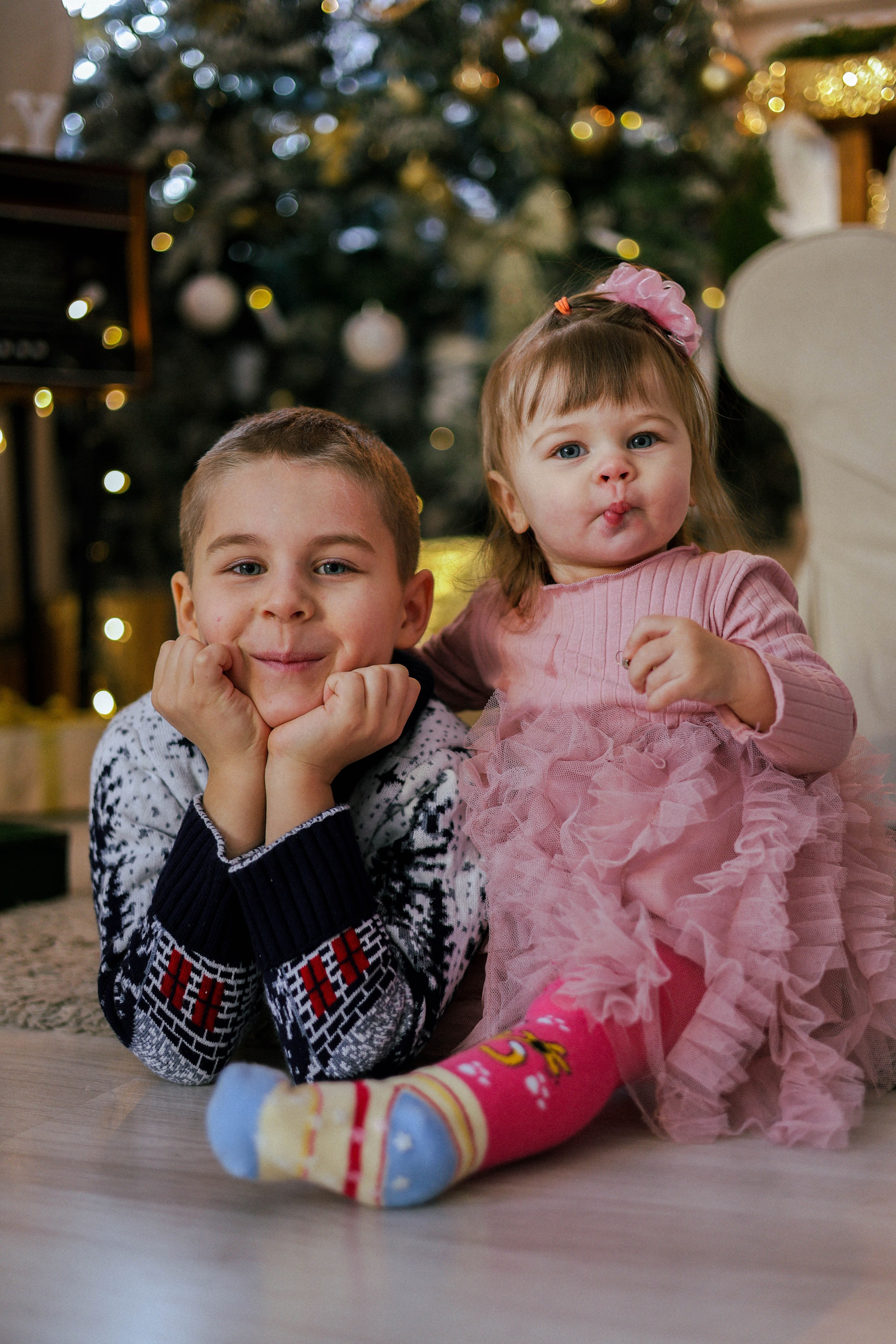 Новогодняя история «Нелля и ее семья». Фотограф в Москве Анастасия Калинина