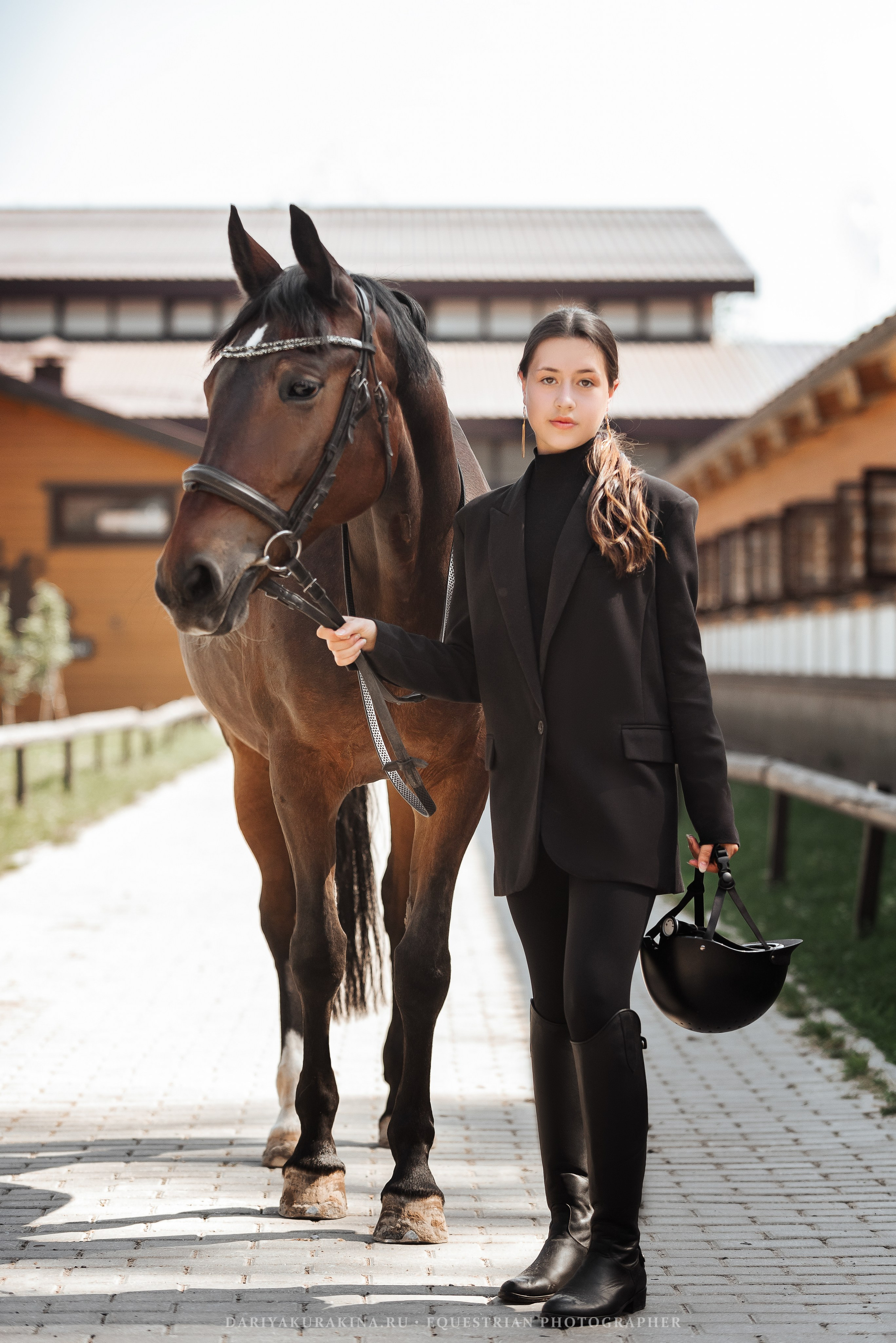 Полина и Заправа. Конный фотограф Куракина Дарья • Фотосессии с лошадьми