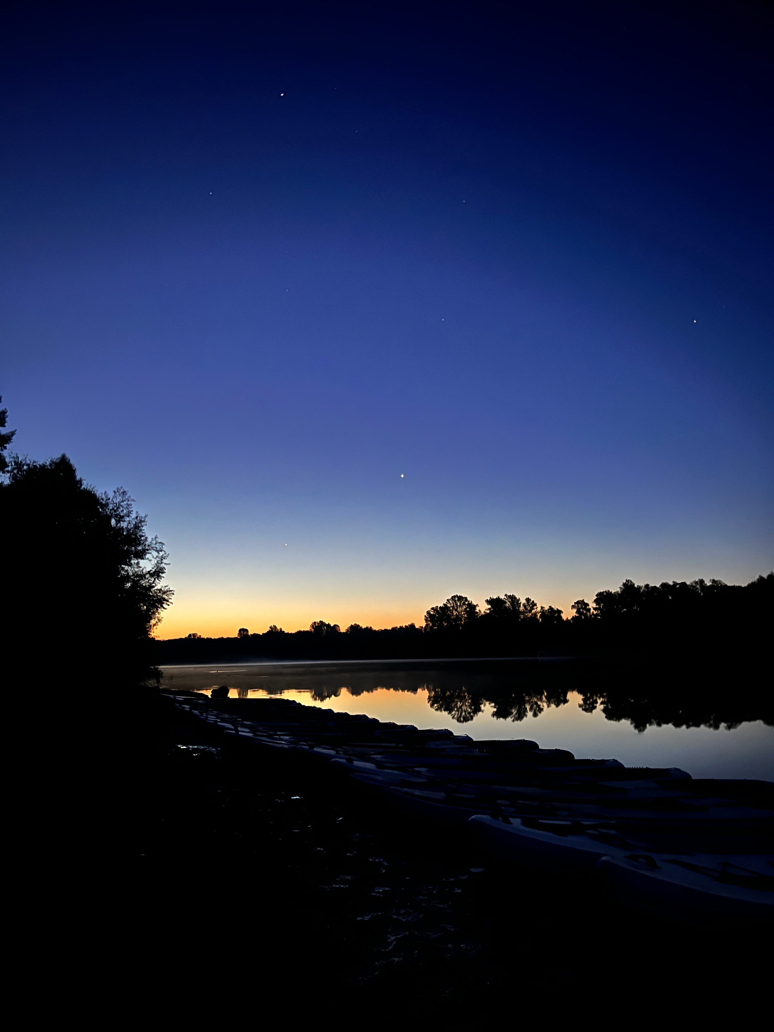 Рассвет на сапах в Сипайловских карьерах