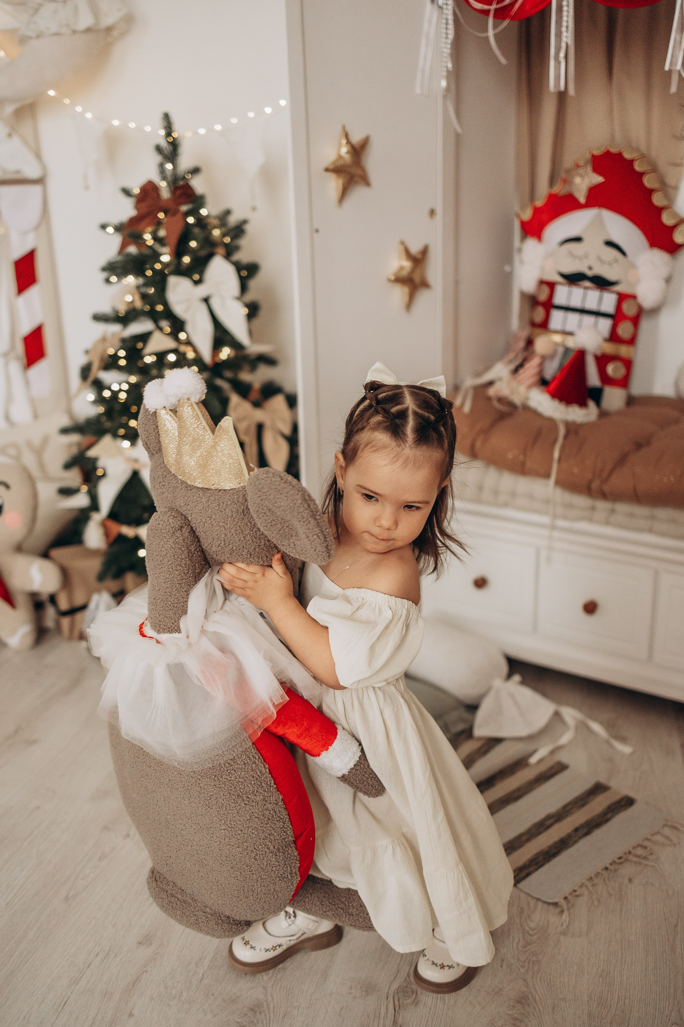 Новогодняя фотосессия для очаровательной малышки. Семейный и детский фотограф, женский портрет Москва Светлана Мертикова