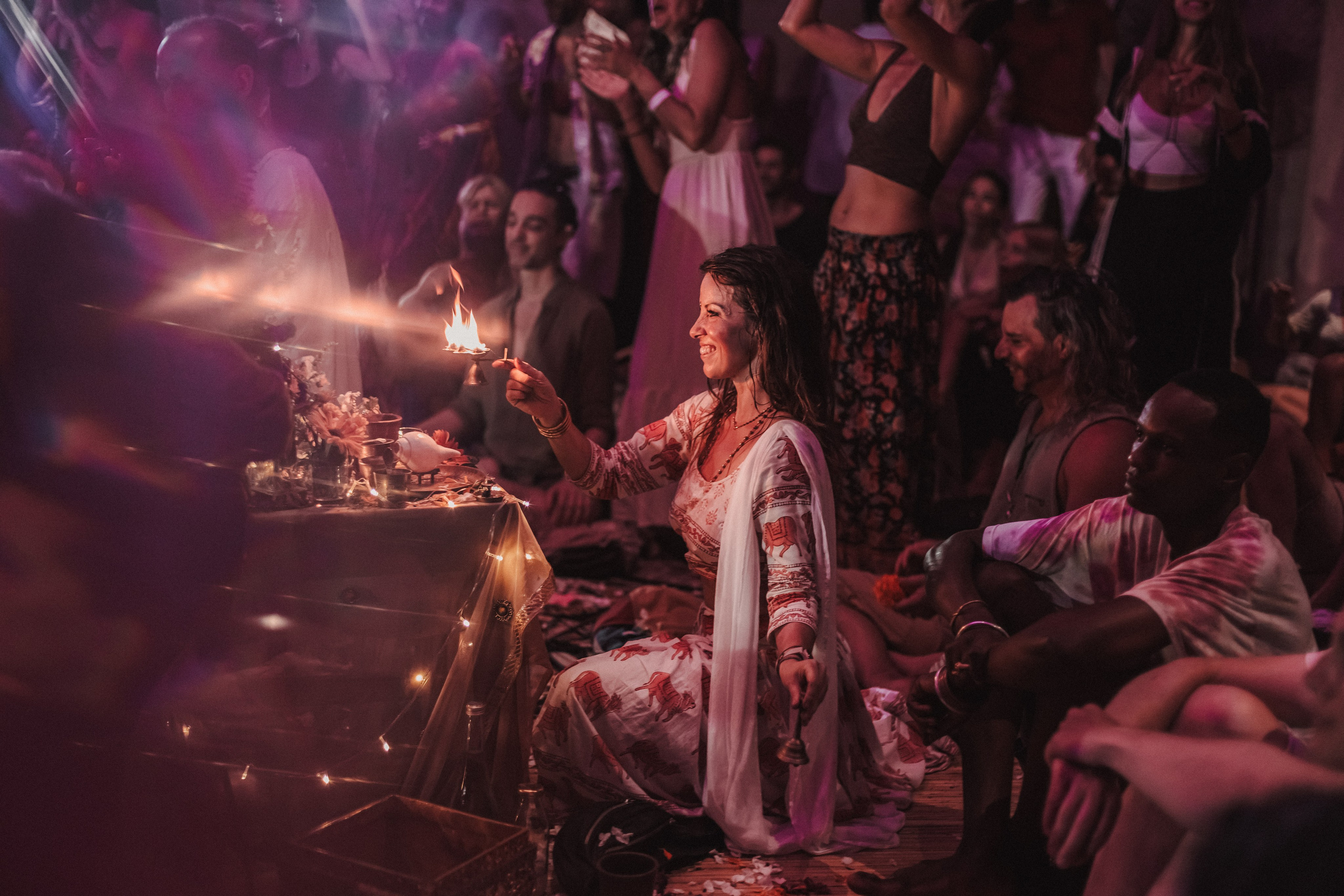 Hanuman Project kirtan at Alchemy march. Mariam Bagdasaryan