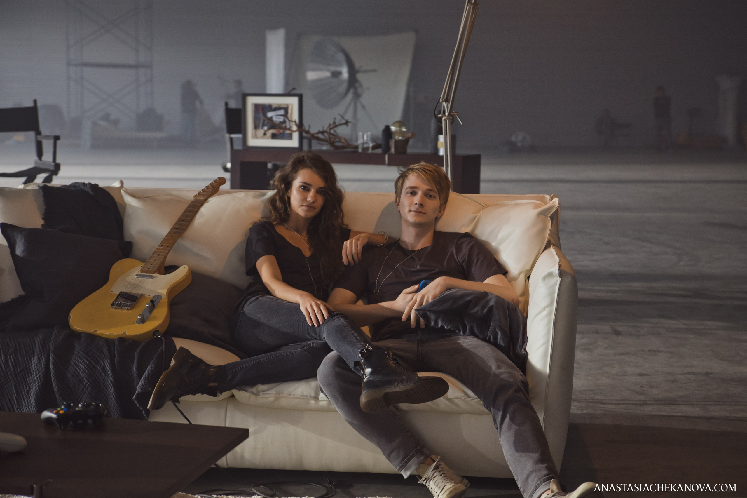 Backstage съемки клипа группы DVOE. Концертный и бурлеск фотограф Москва