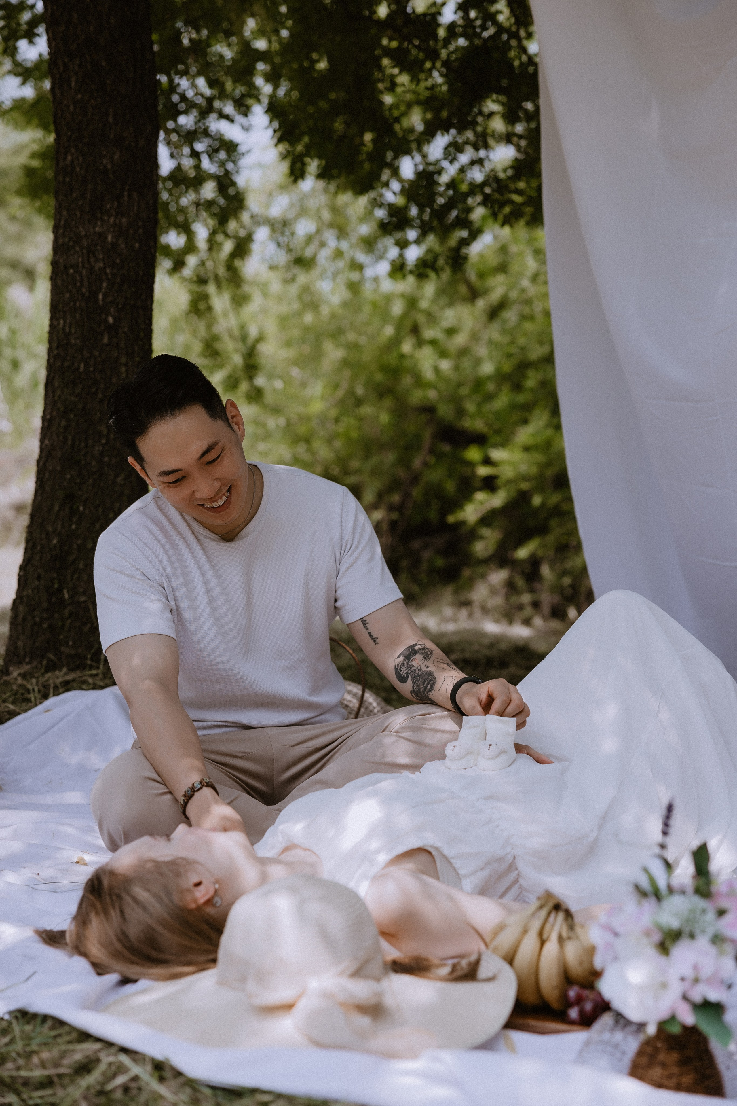 Фотосессия для пары в Пусане в ожидании малыша. ВАШ ФОТОГРАФ В ПУСАНЕ (Южная Корея) Александра Ануфрий