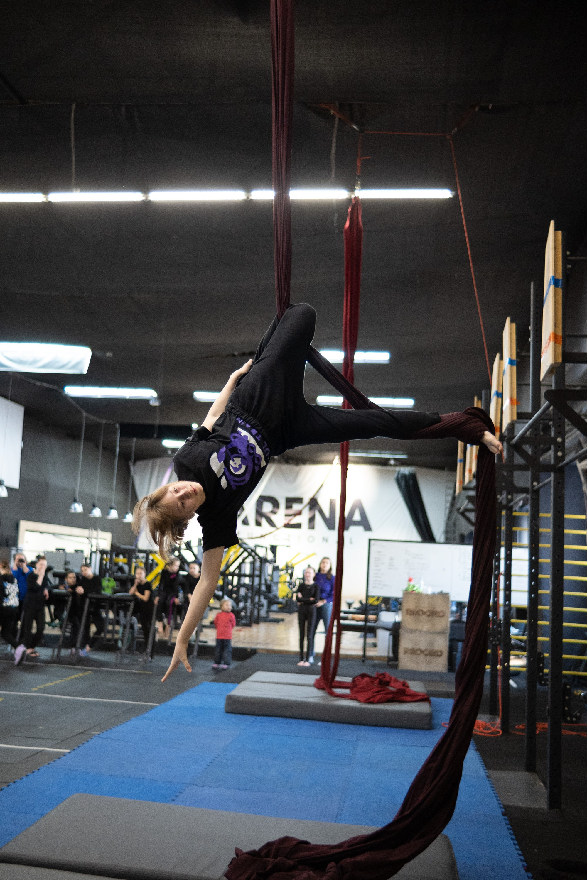 Внутриклубные соревнования по воздушной гимнастике 02.04.23