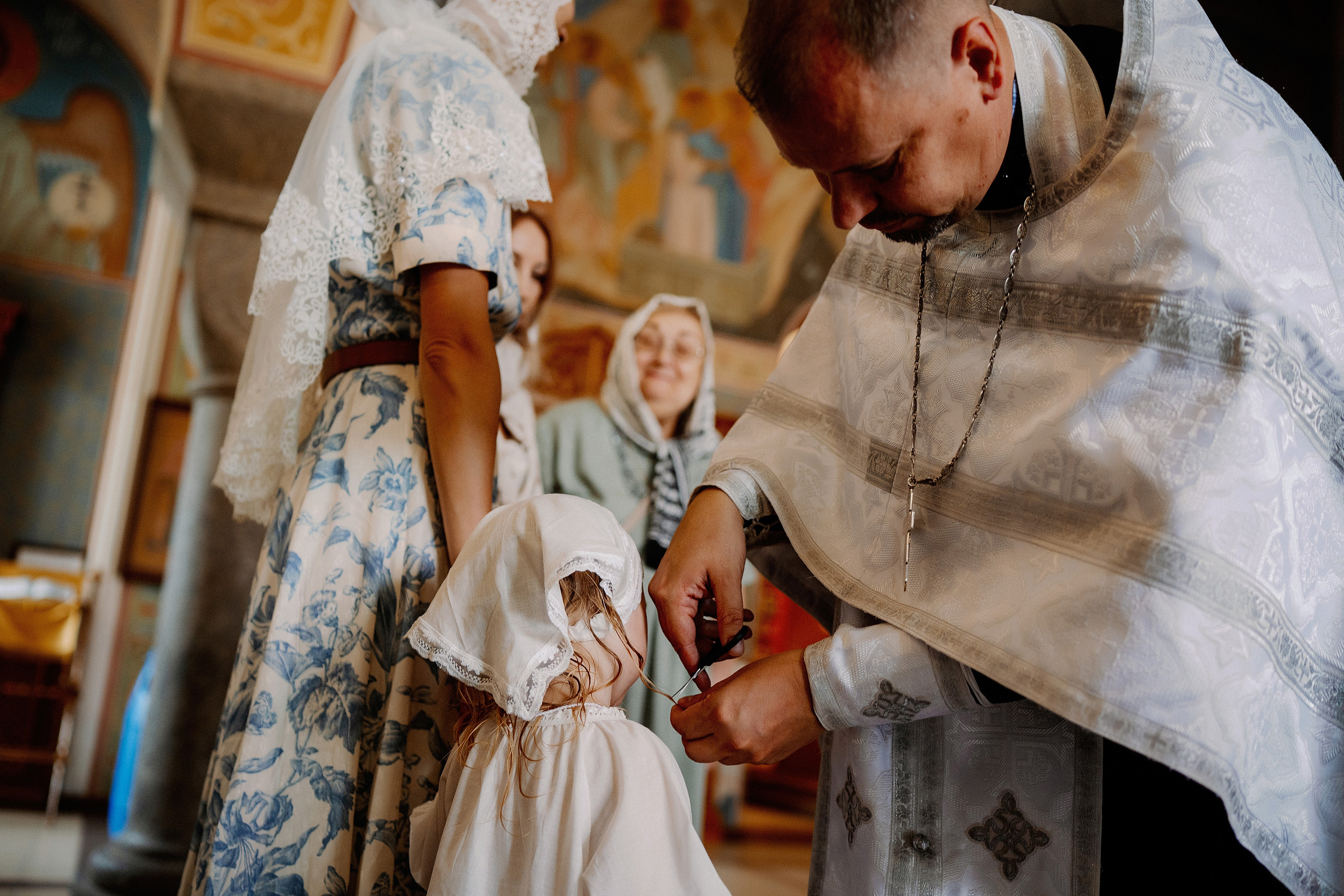 Крещение Эммы. Фотограф на Крещение и Венчание в Красноярске Рамазанова Юлия