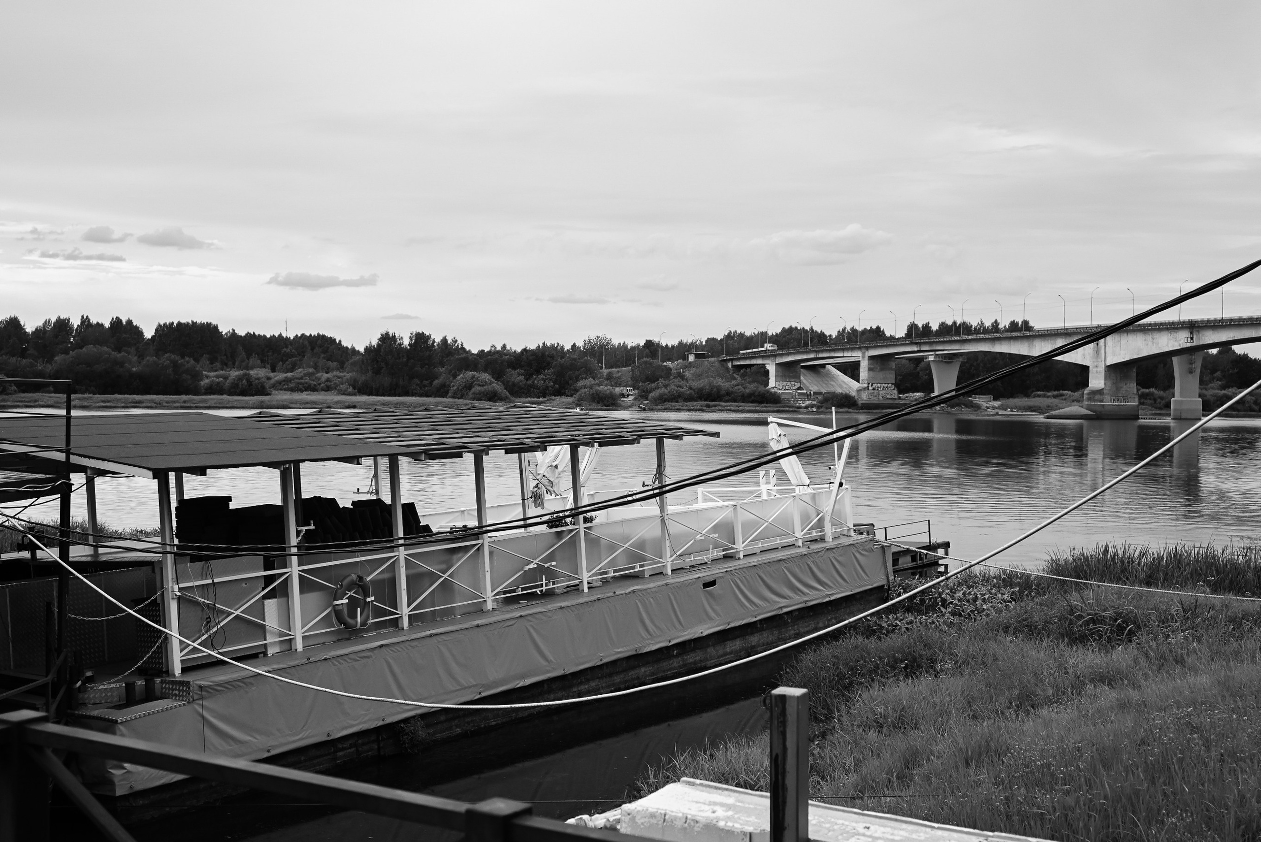 Black and white film. <3