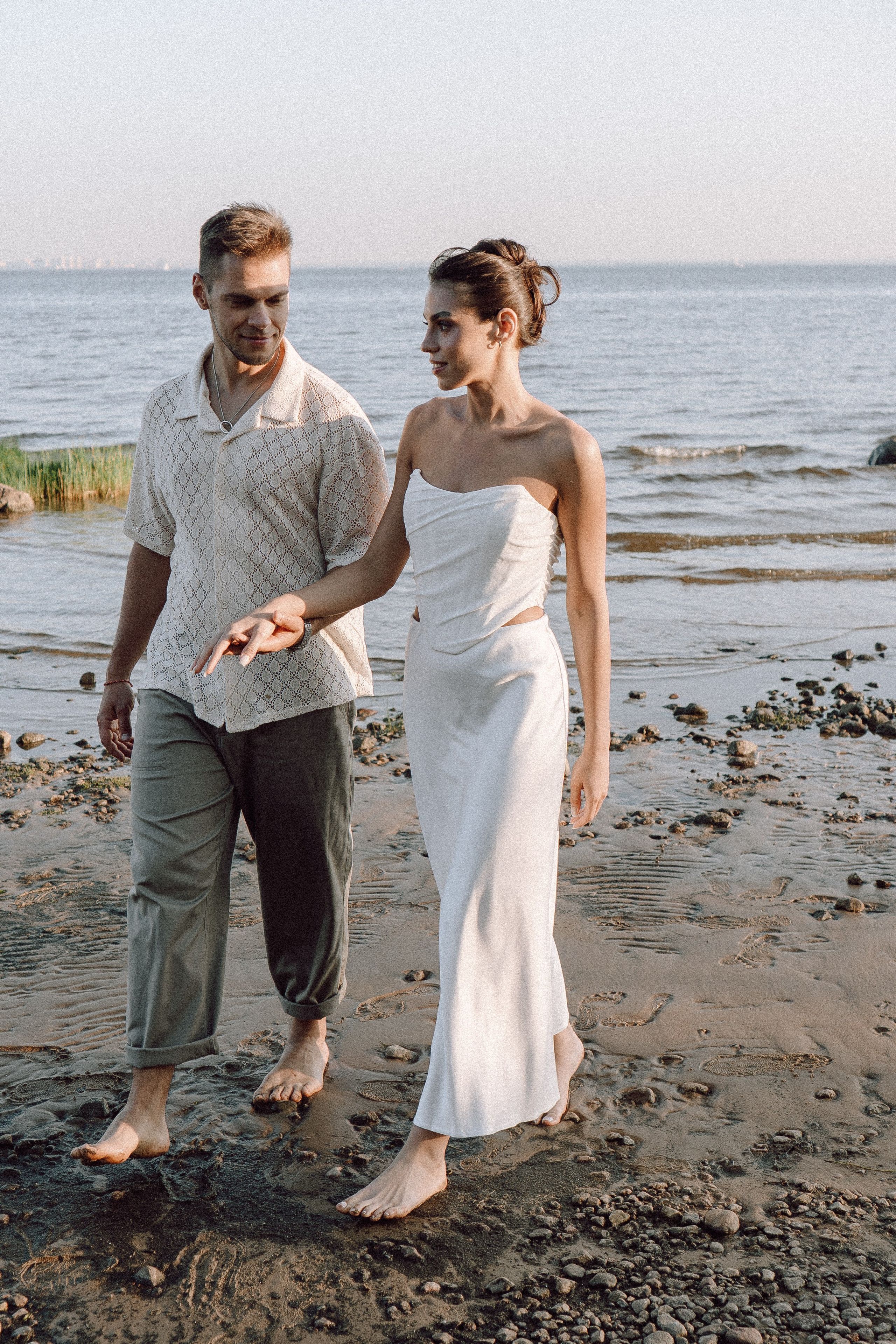 СВАДЕБНАЯ ФОТОСЕССИЯ ВЫЕЗДНОЙ ЦЕРЕМОНИИ (ФИНСКИЙ ЗАЛИВ). Профессиональный фотограф, Санкт-Петербург — Виктория Богомолова
