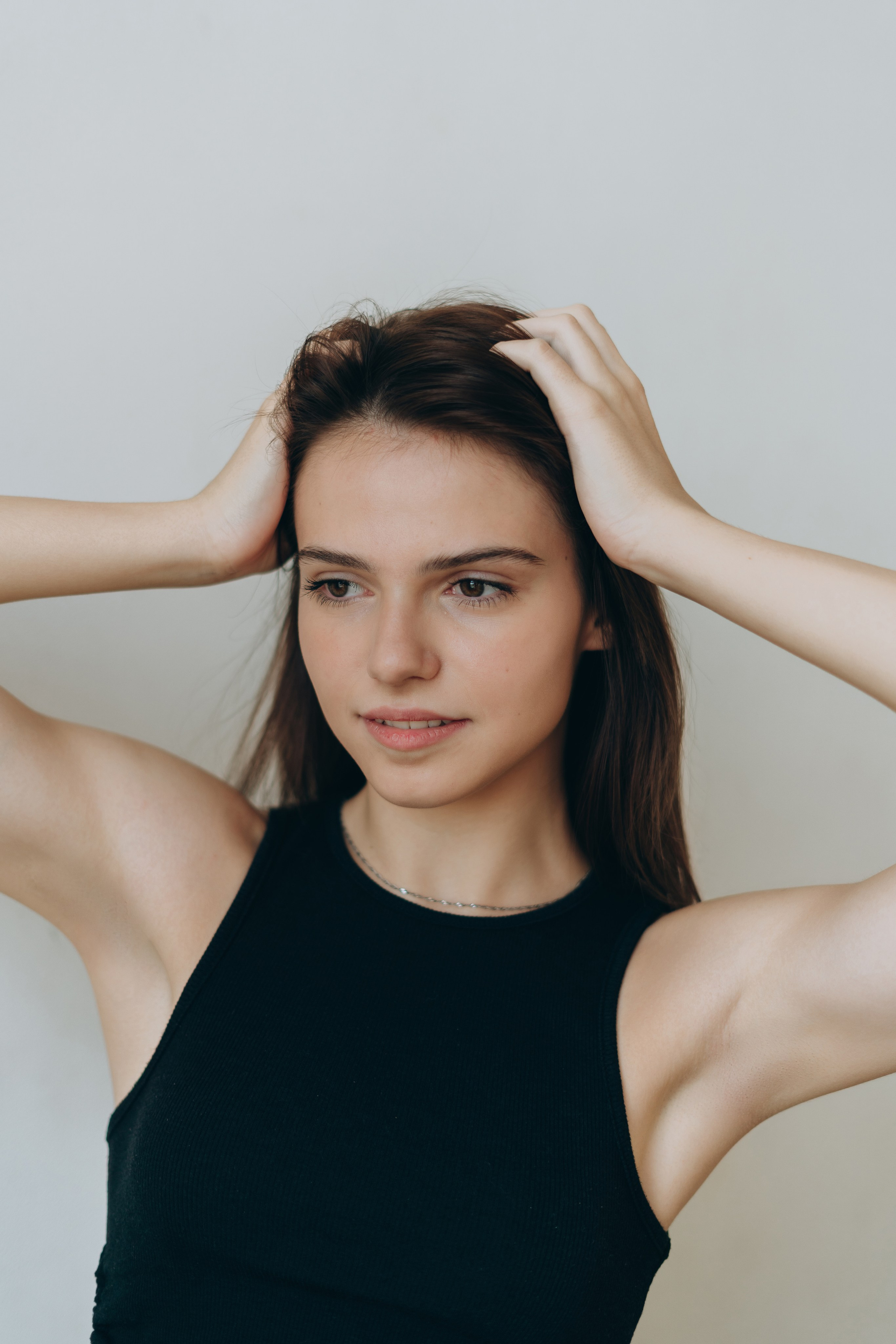 Настя. Модельные тесты. Фотограф Москва Виктория-Антуанетта