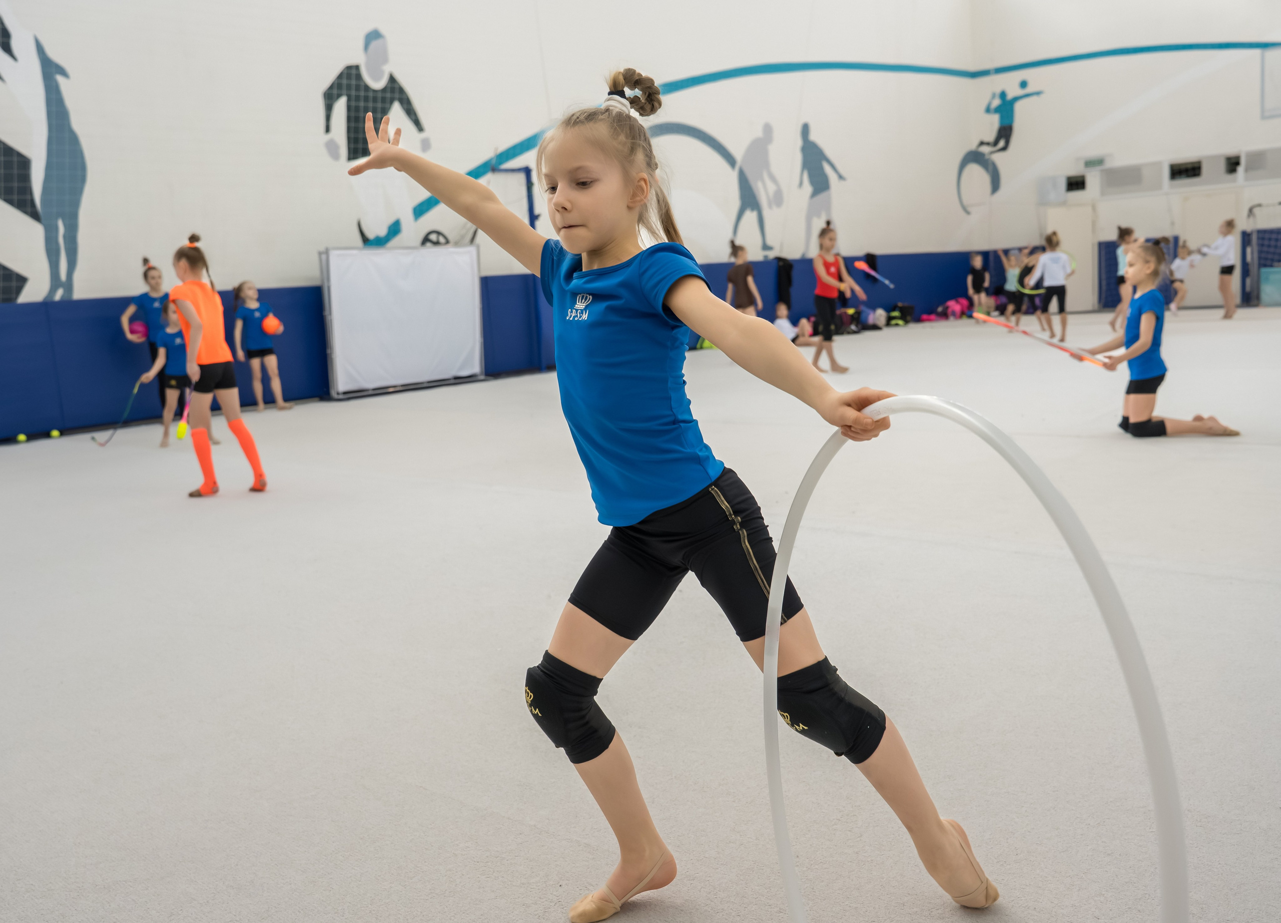 Тренировочный процесс. Художественная гимнастика. Фотограф в Москве