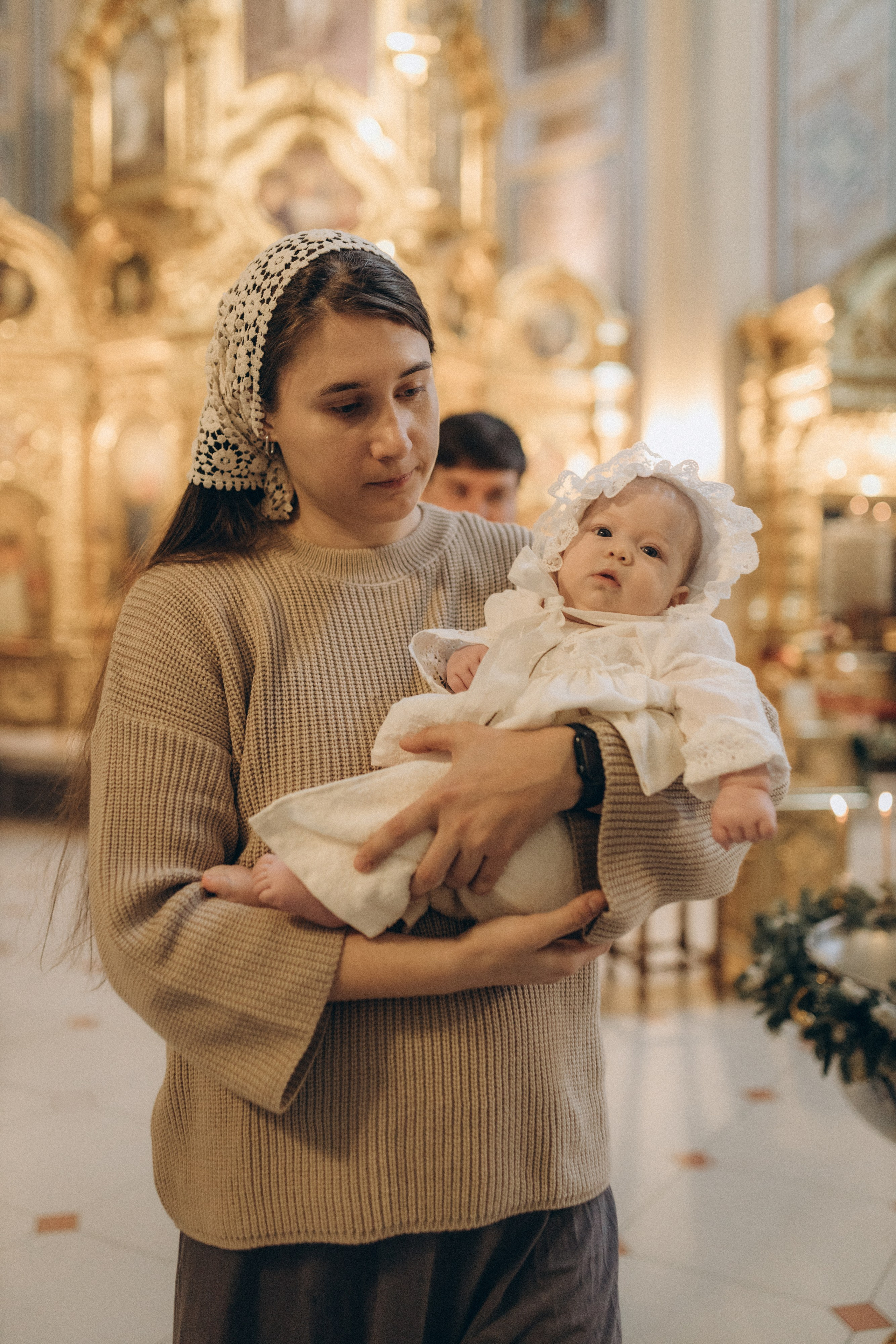 Крещение Анютки. Семейный фотограф и фотограф на роды в Ростове-на-Дону Мухина Виктория