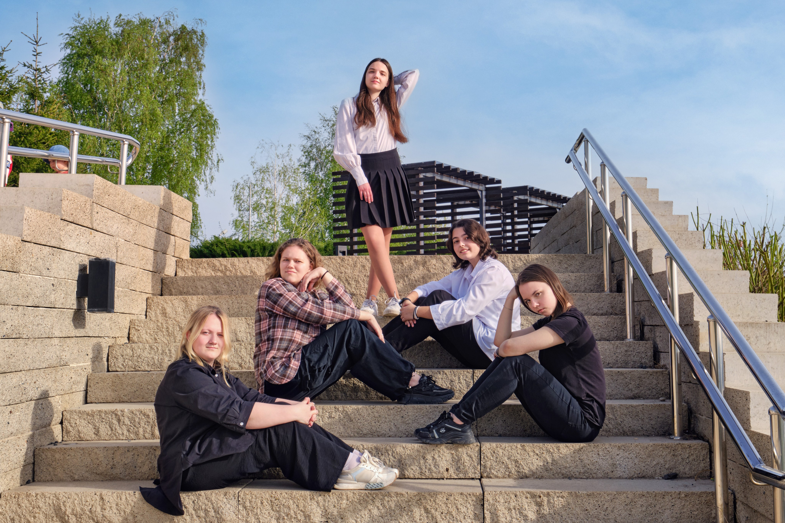 Школьный фотограф Самара. Фотосессия класса в школе, в студии. Цена