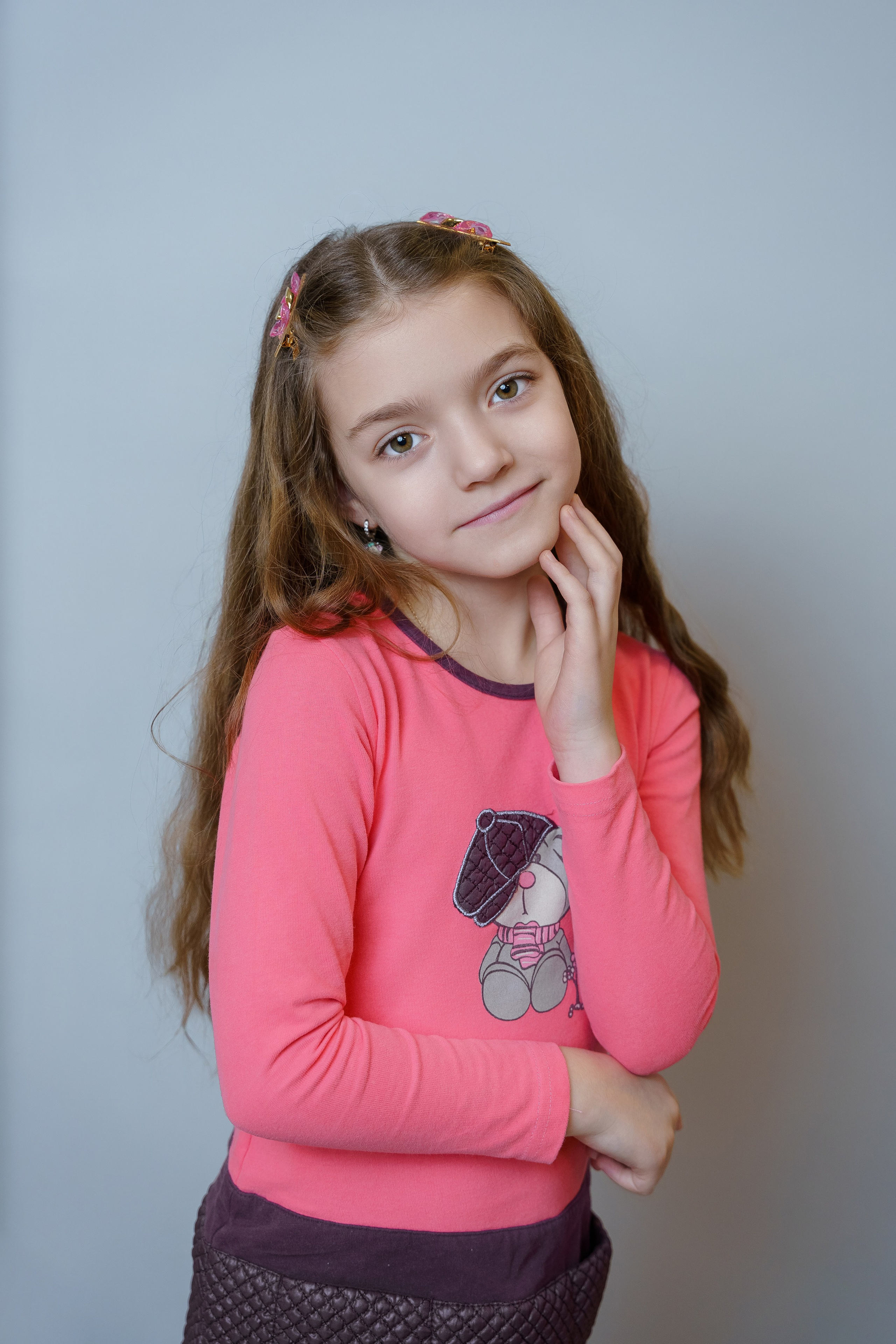 Студийная съемка в саду