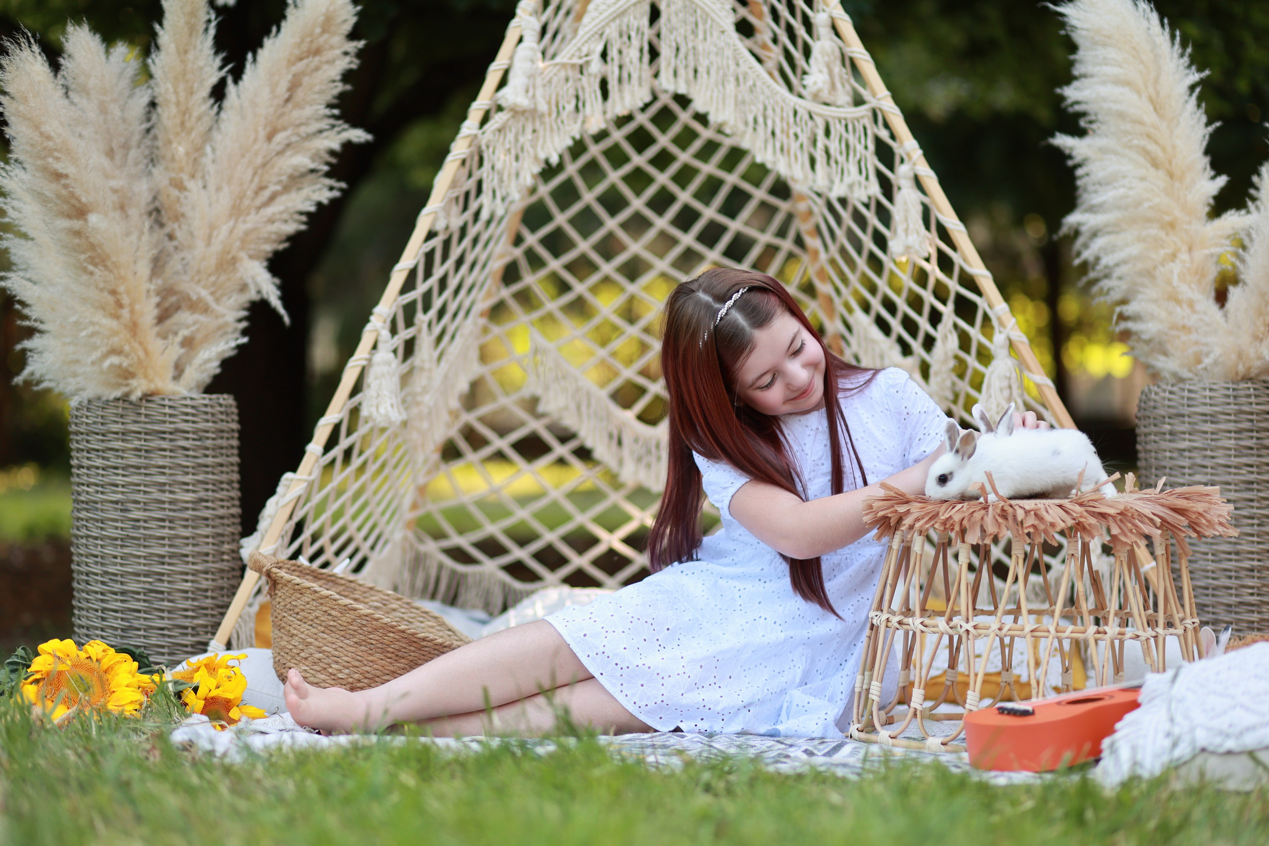 Бохо в Чистяковской Роще. Детский семейный фотограф Краснодар