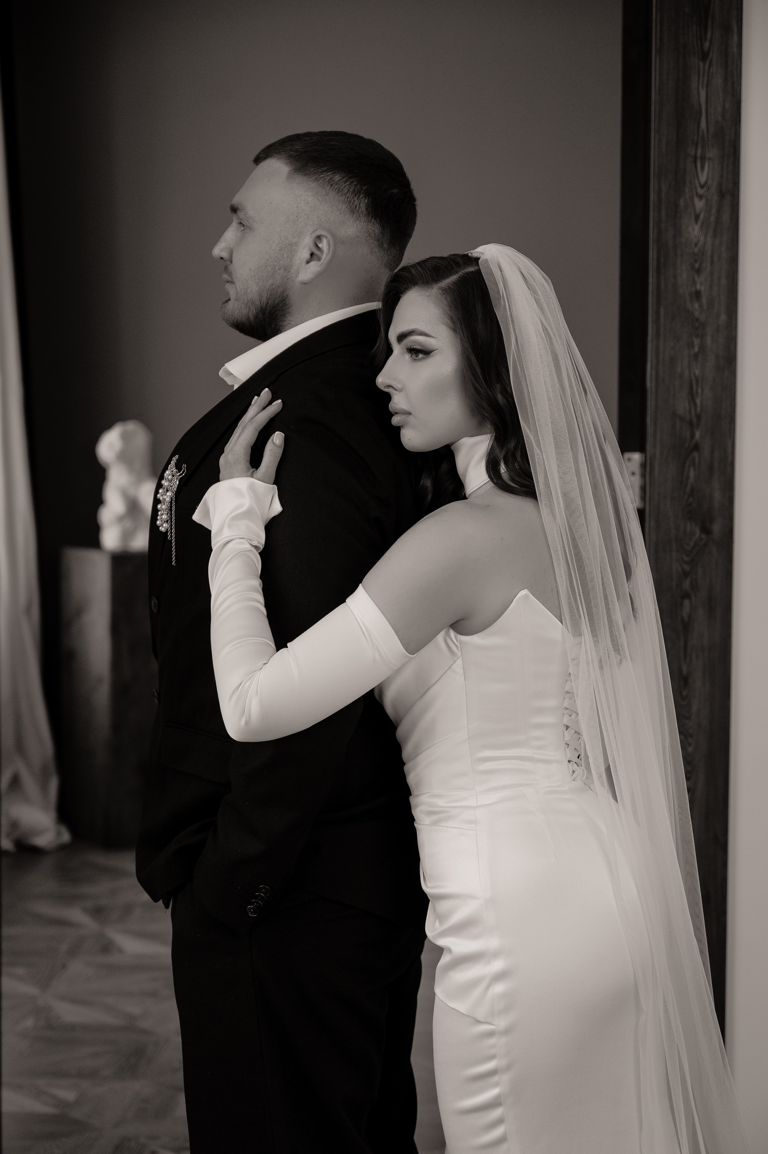 Свадебная фотосессия в студии. Свадебный и семейный фотограф в Краснодаре Алина Мельник