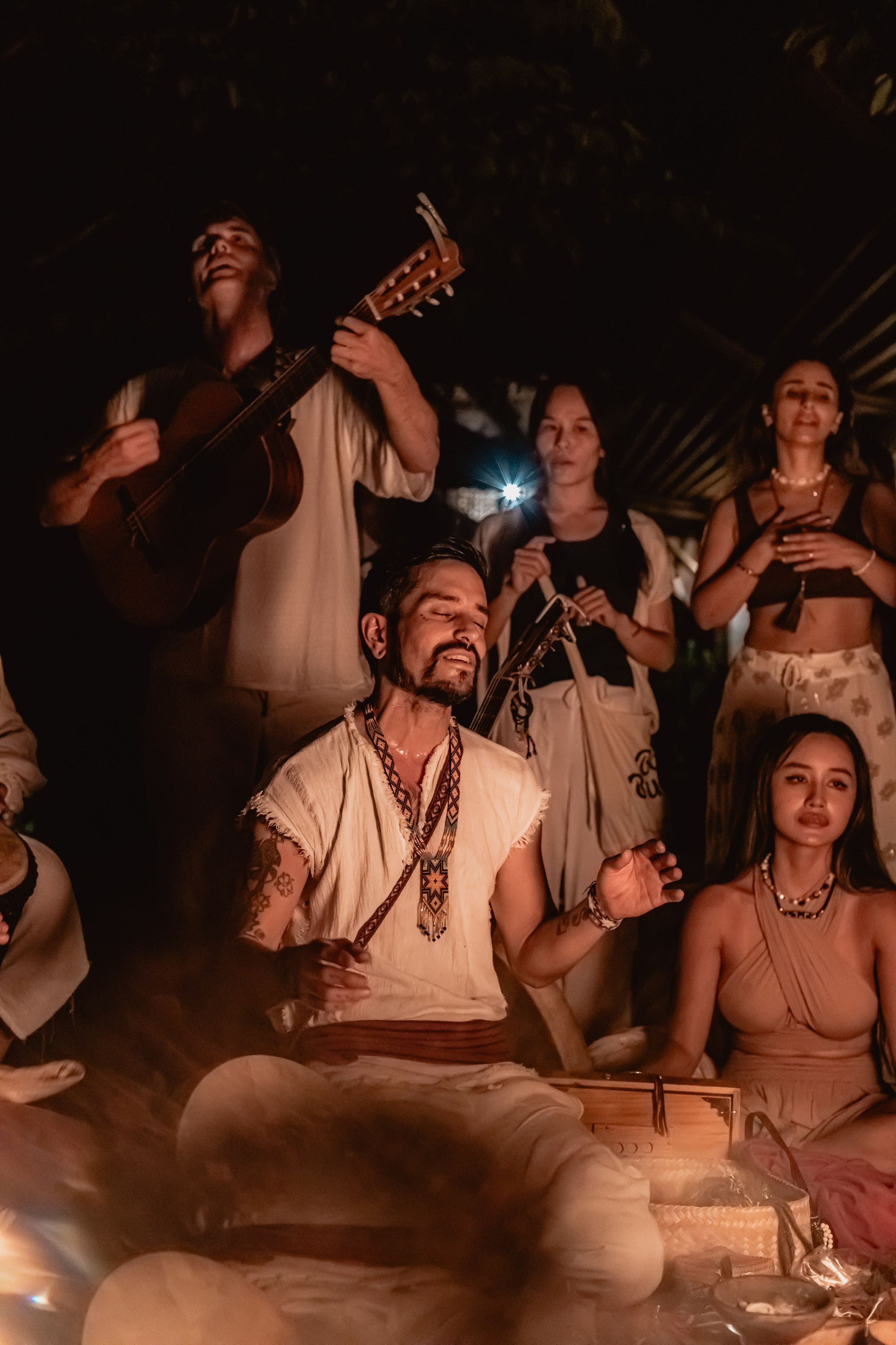 Cacao ceremony Full moon jan w Juan. Mariam Bagdasaryan