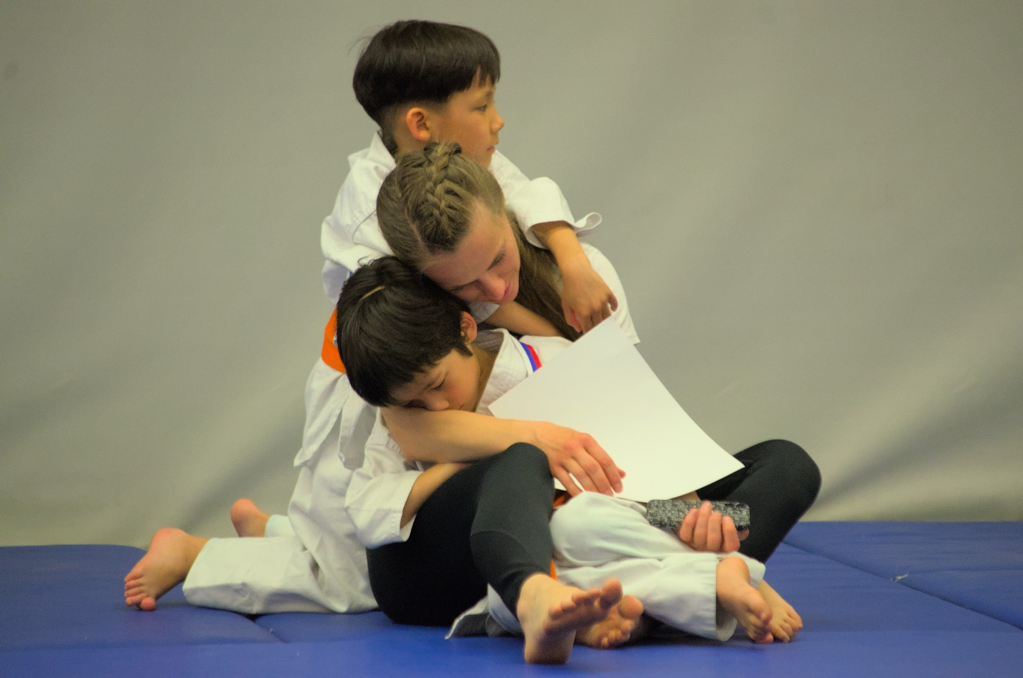 Тренер карате с детьми Спортивные фото Репортажная