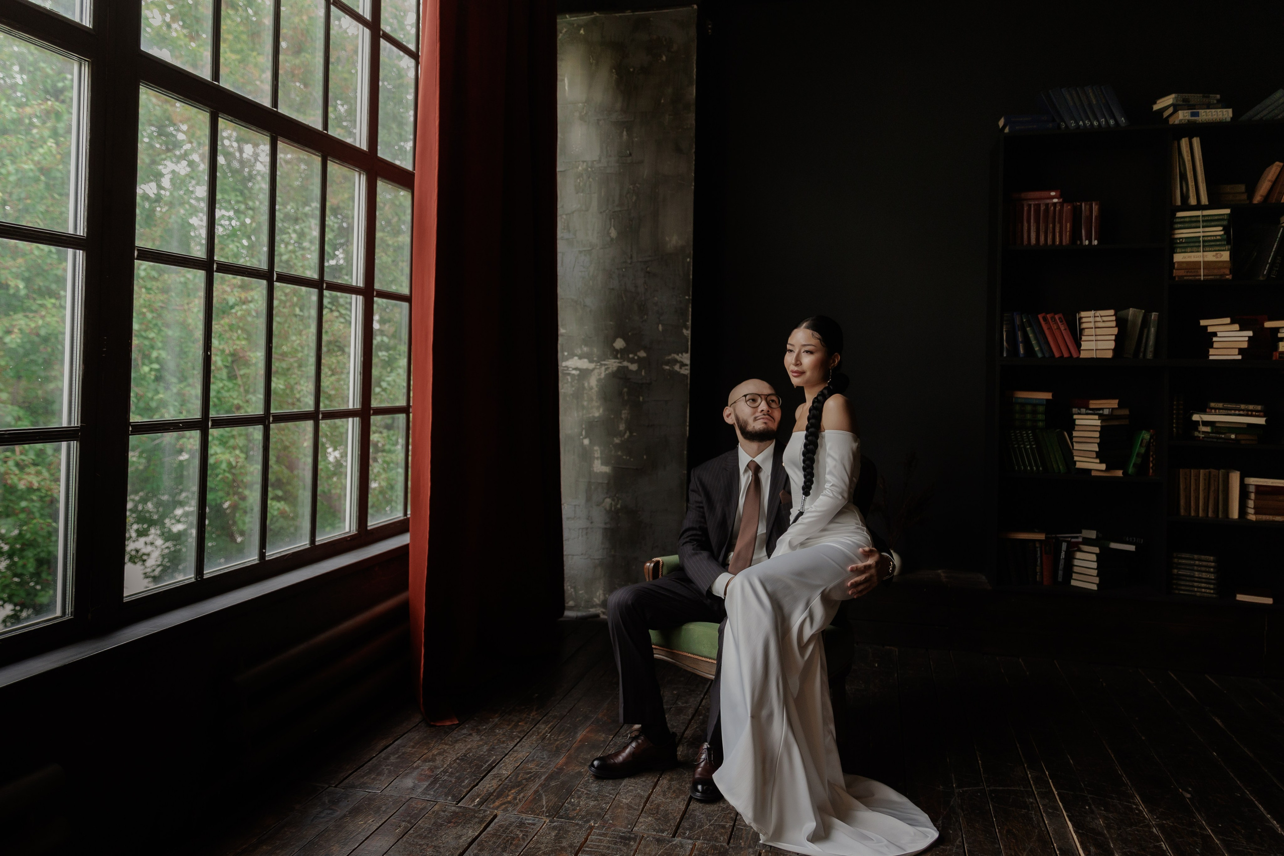 Свадебная в студии. Фотограф Костанай Кукуруза Анжела