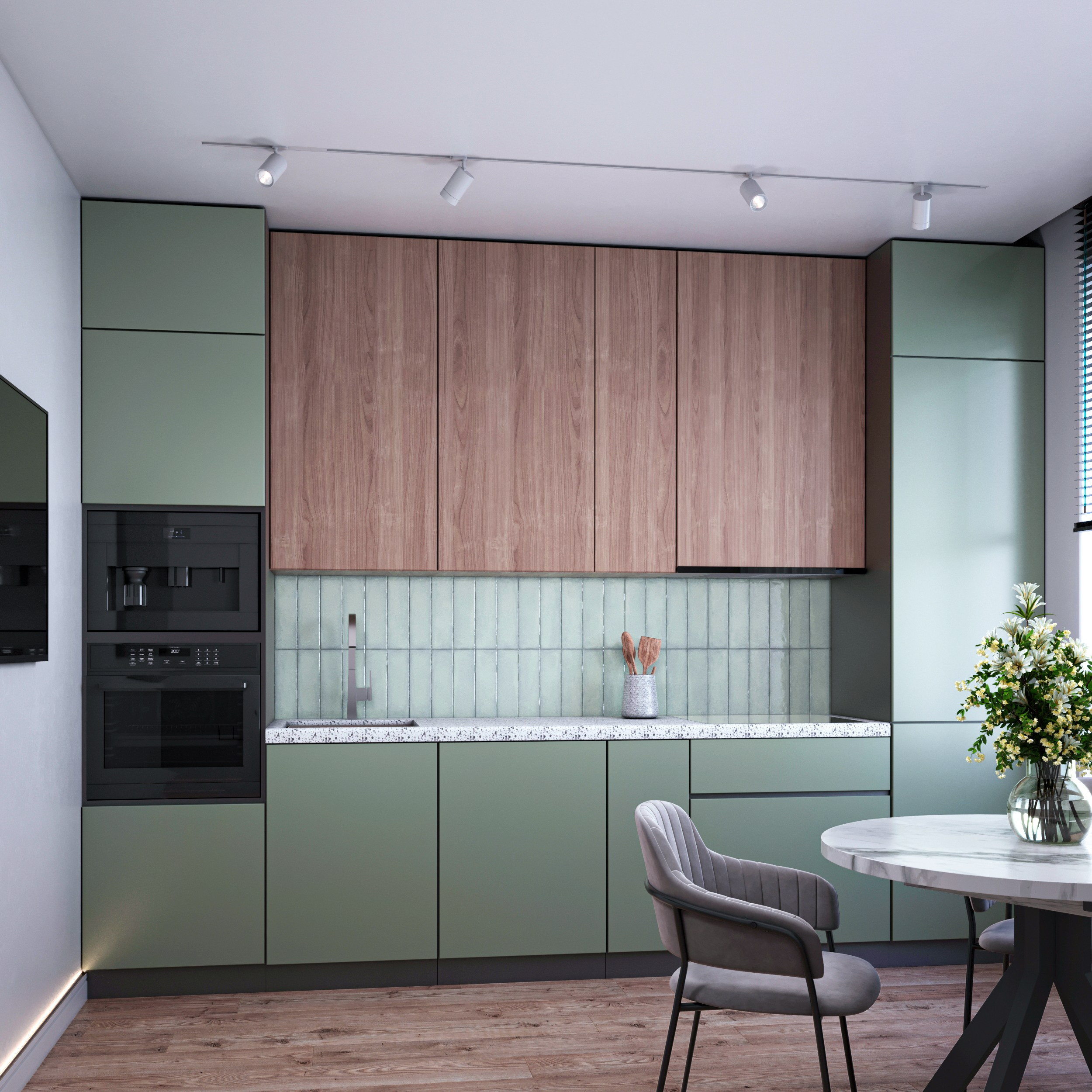 Swifts' quarter. 3D visualization of exteriors and interiors