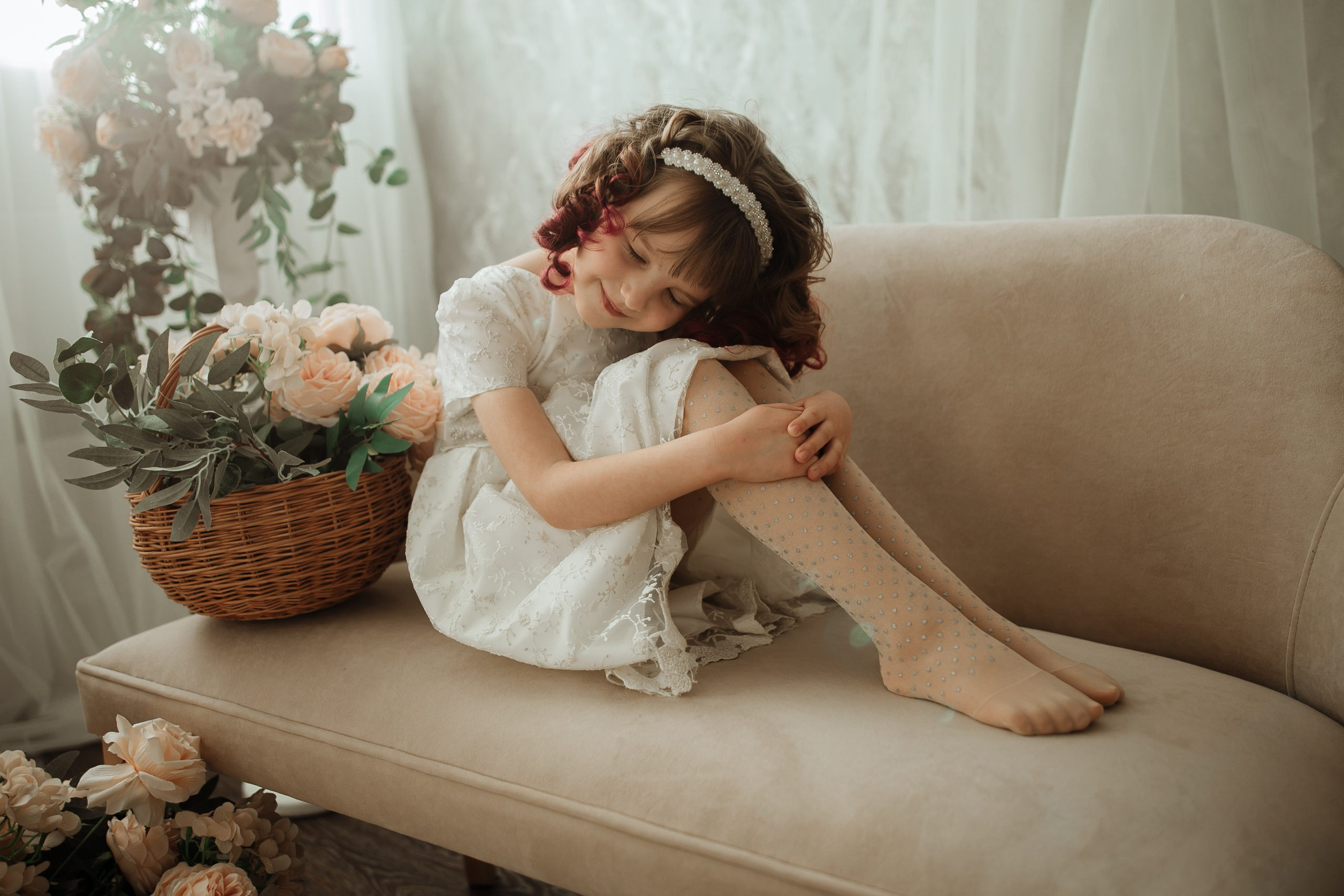 Весенняя фотосессия в студии. Photo Bogdanova