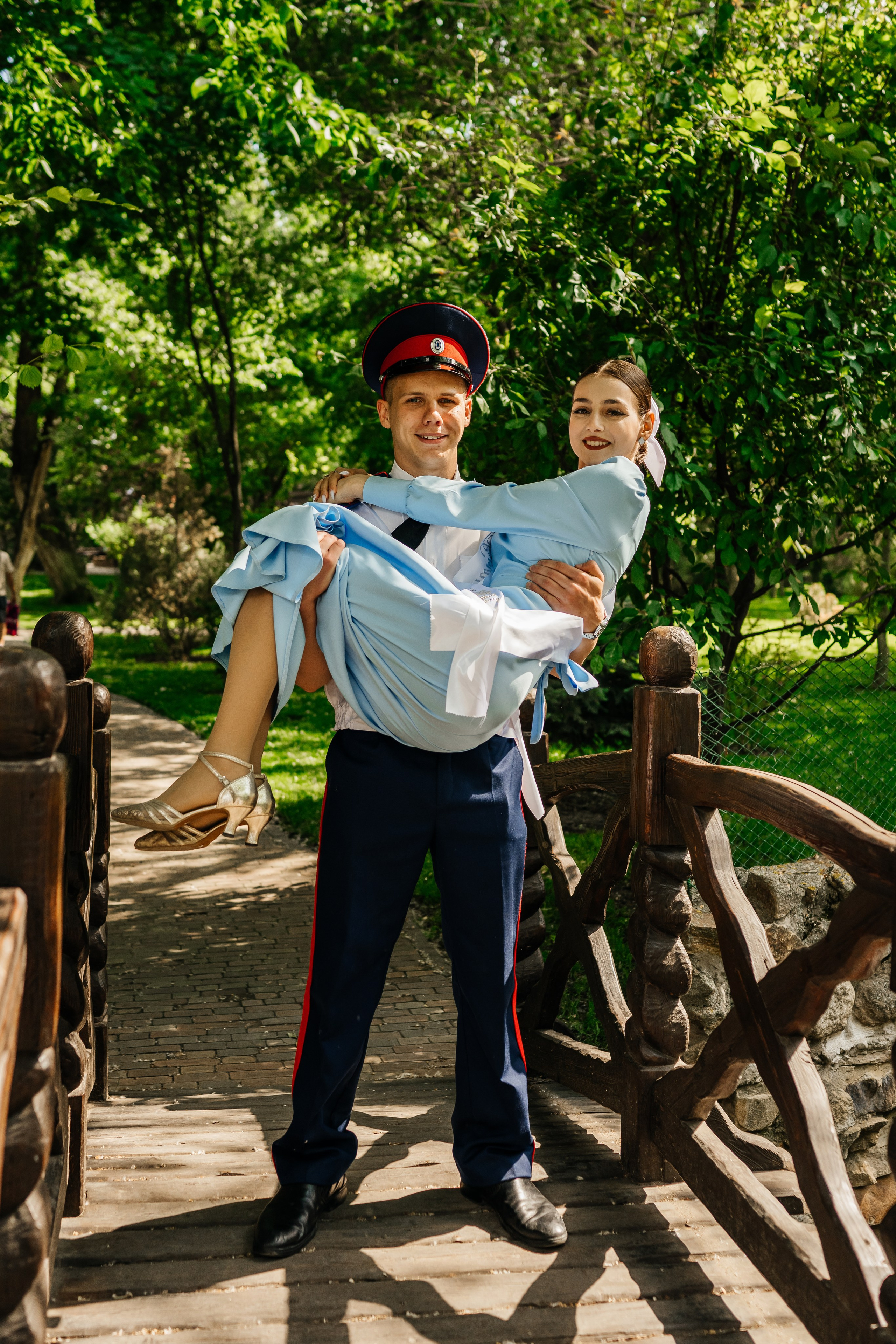 Школьники-кадеты в парке Лога. Фотограф в Каменске-Шахтинском Ольга Сагал