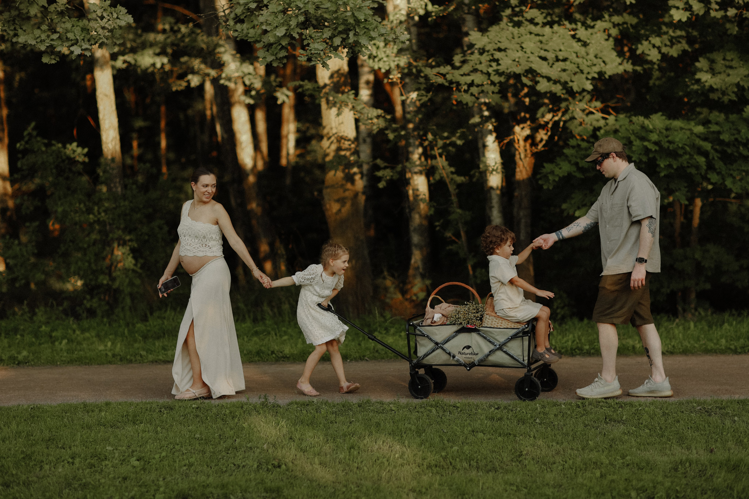 Большая семья. Детский и семейный фотограф, съемка новорожденных Москва