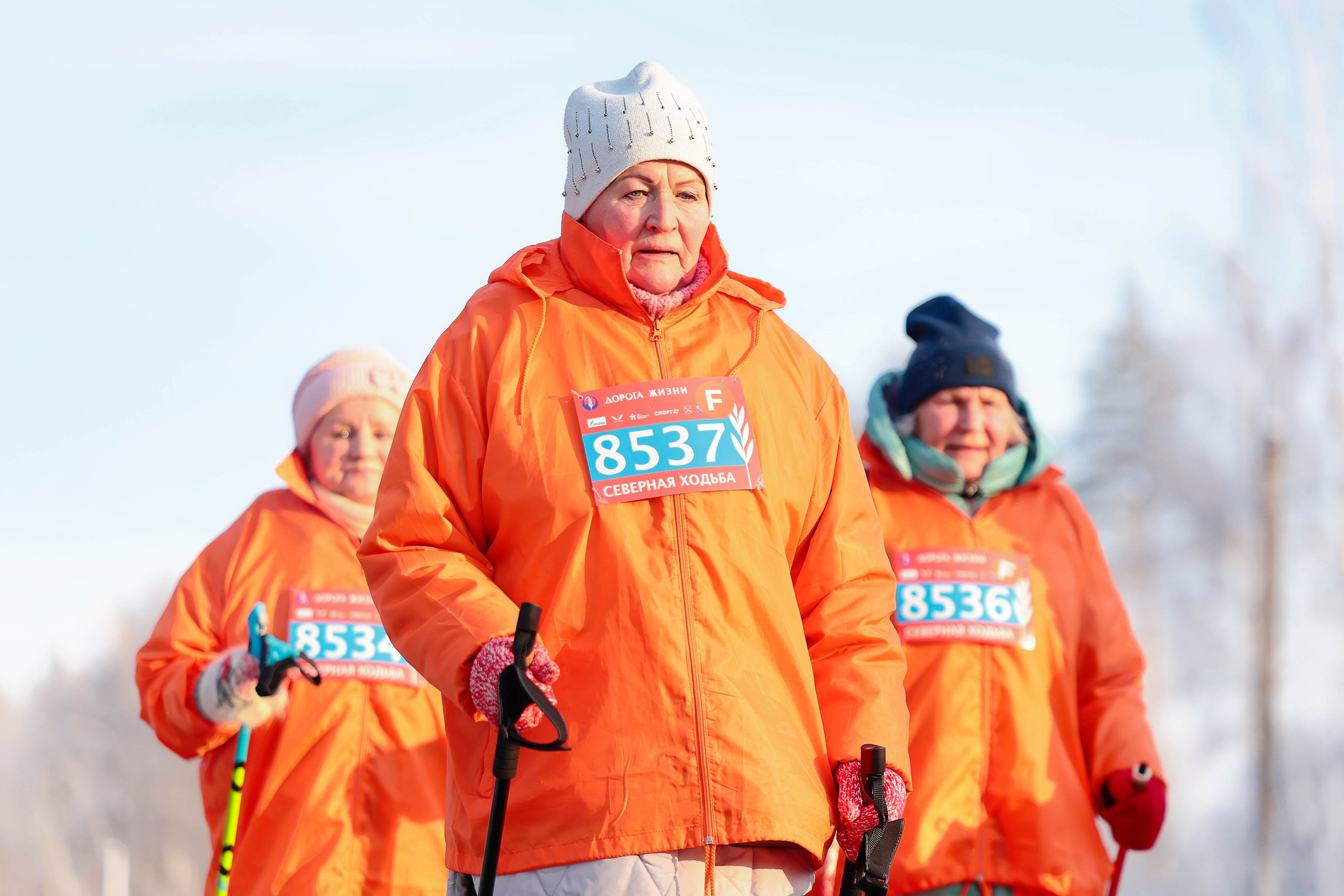 Зимний марафон «Дорога жизни» 2026. Спортивный фотограф в Санкт-Петербурге Илья Vacool