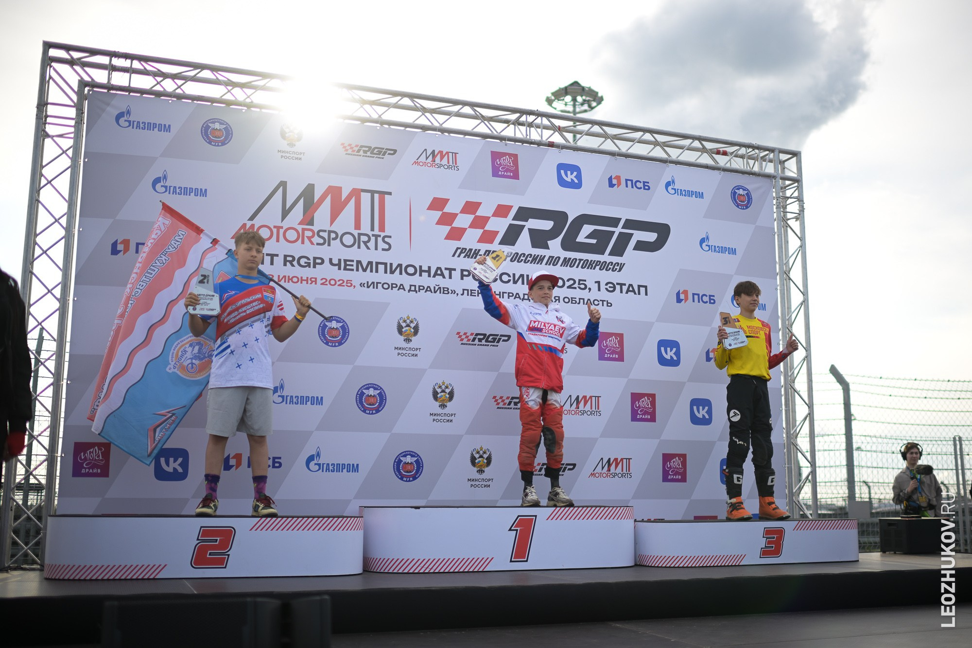 1 round of ММТ RGP russian motocross championships. Sports photographer Leonid Zhukov