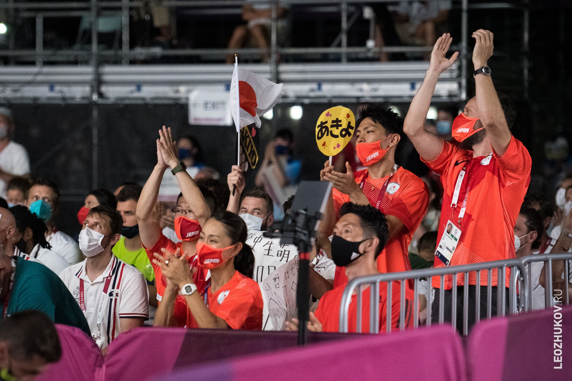 Tokyo-2020 Olympic games. Sports photographer Leonid Zhukov