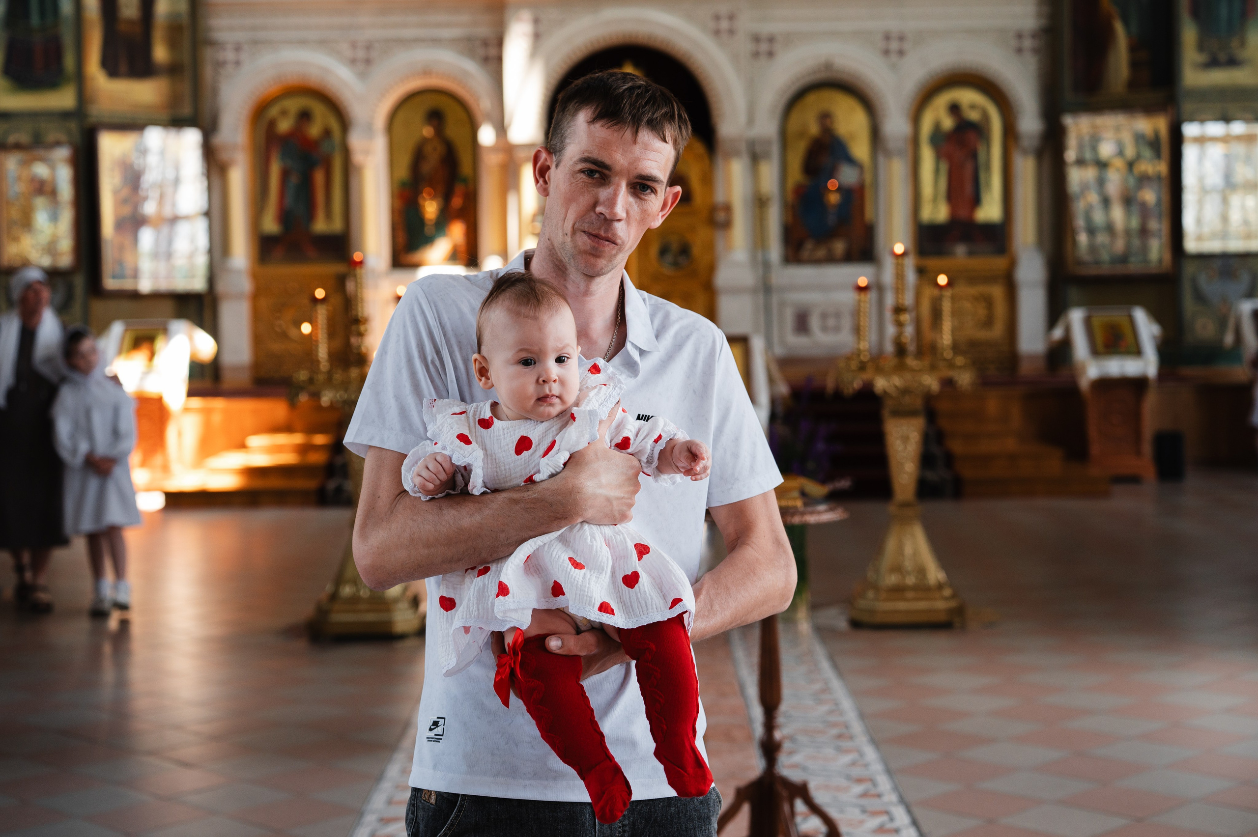 Таинство Крещения Дарьи (Храм Преполовения Пятидесятницы). Фотограф Ярута Оксана / Ростов-на-Дону