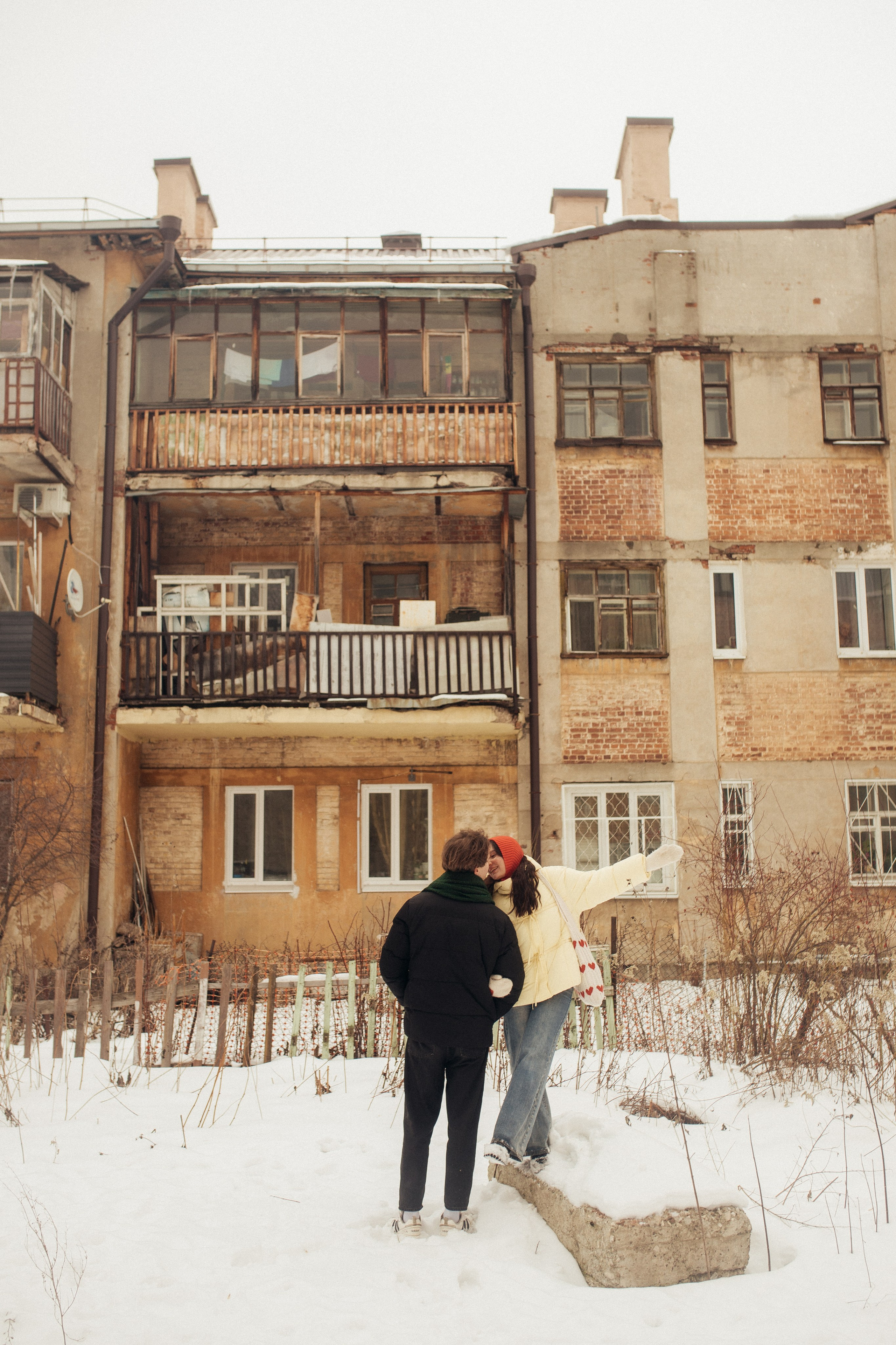 Зимняя прогулка. Свадебный фотограф Казань