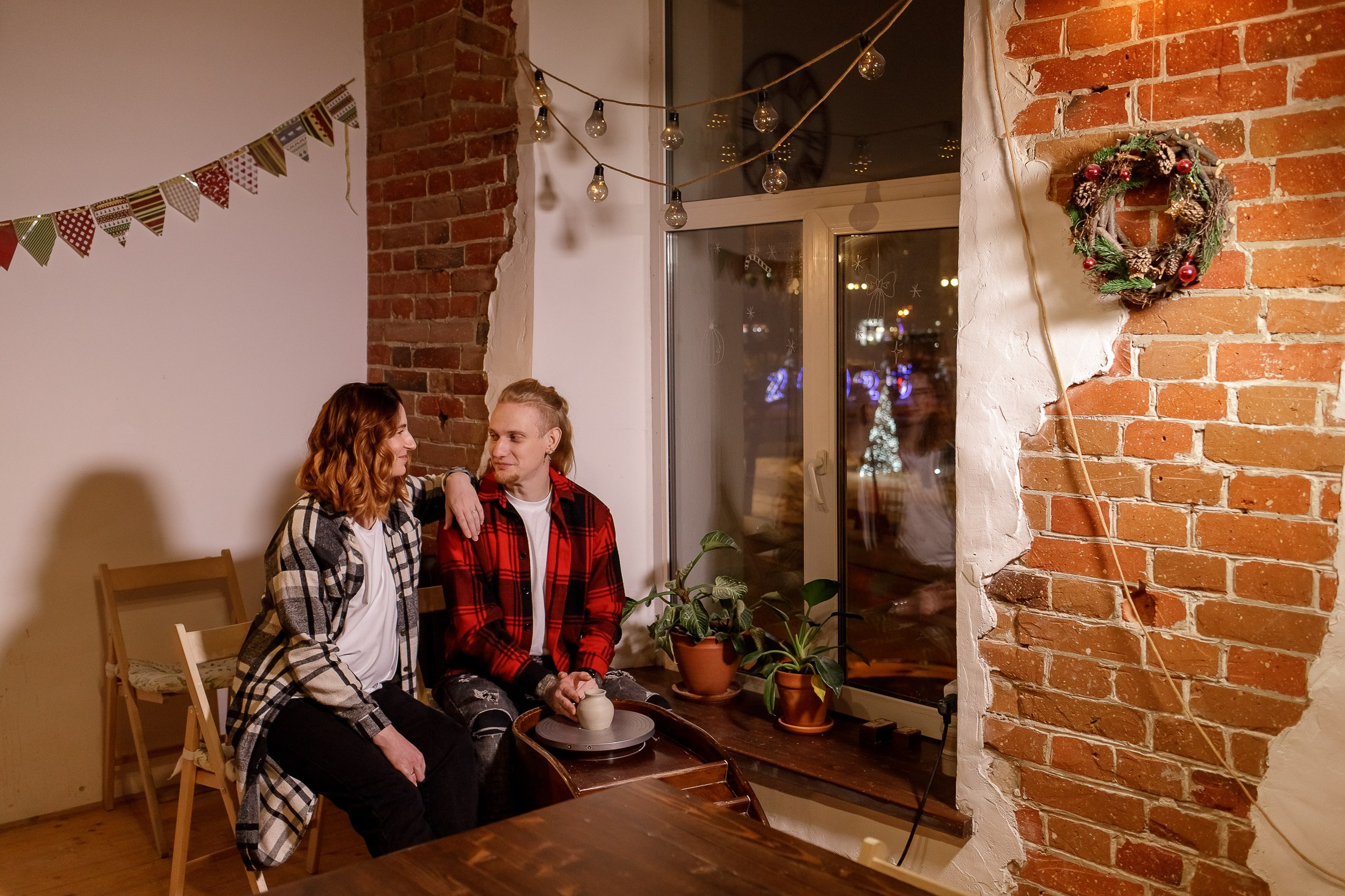 Дима и Настя. Фотограф Симонова Юлия. Пенза. Новогодняя фотосессия