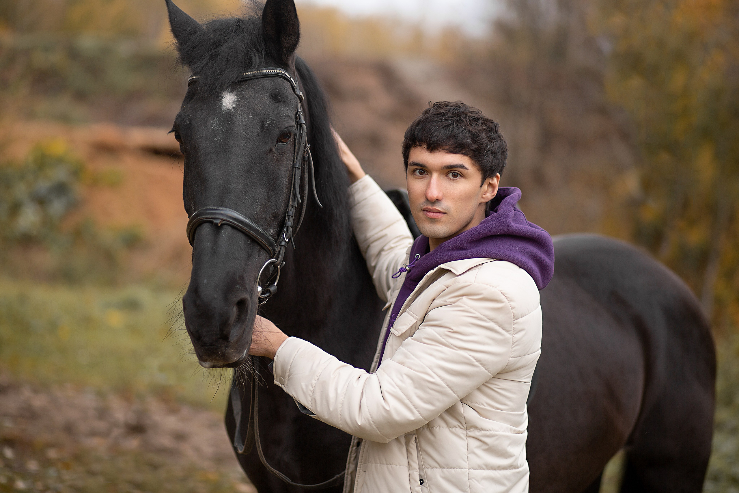 Рустам и Жасмин. Фотосессия с лошадьми в Нижнем Новгороде