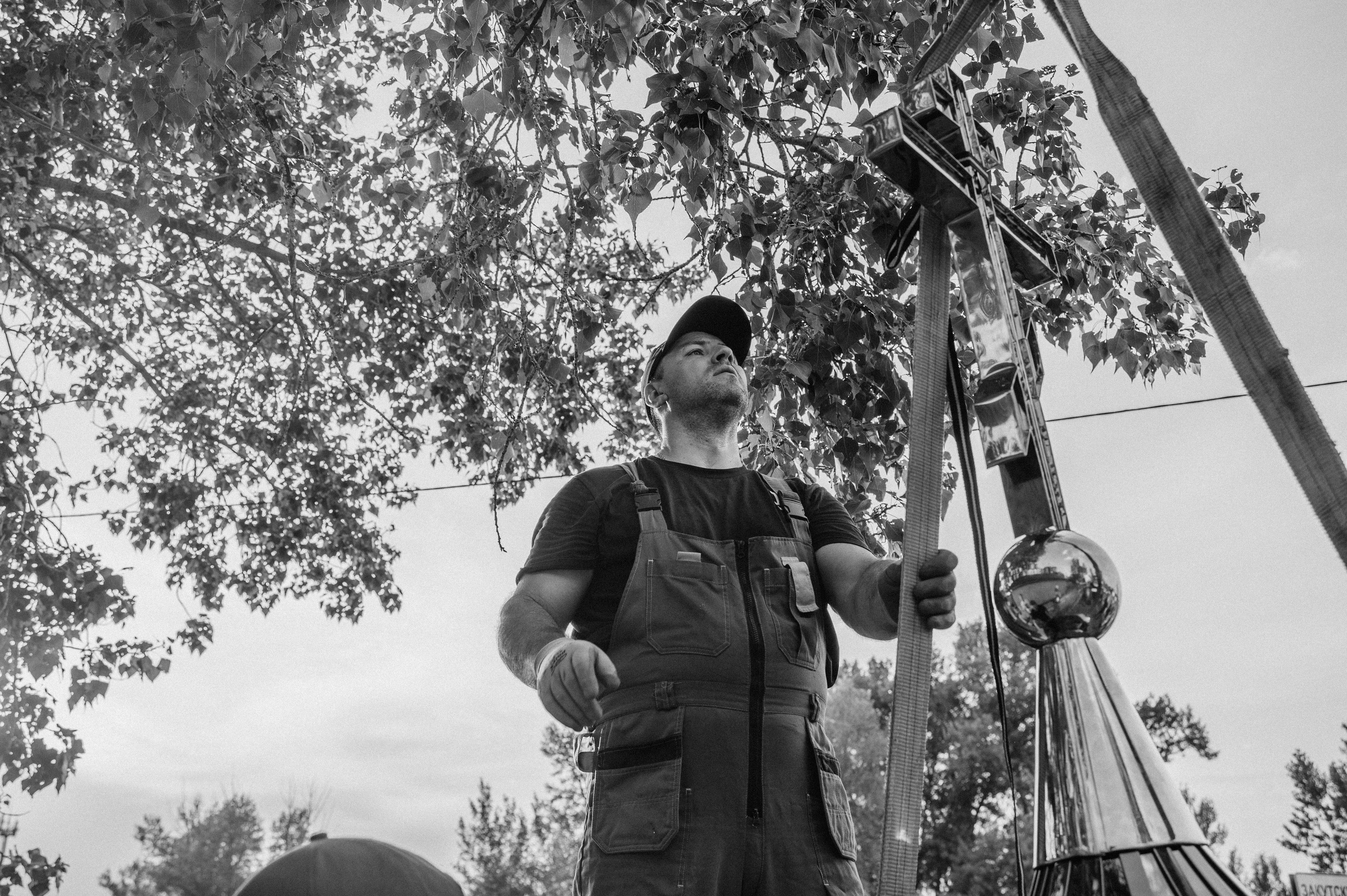 Освещение купола в храме Казанской иконы Божьей Матери х. Закутский. Церковный, семейный и репортажный фотограф Волгоград, Волжский