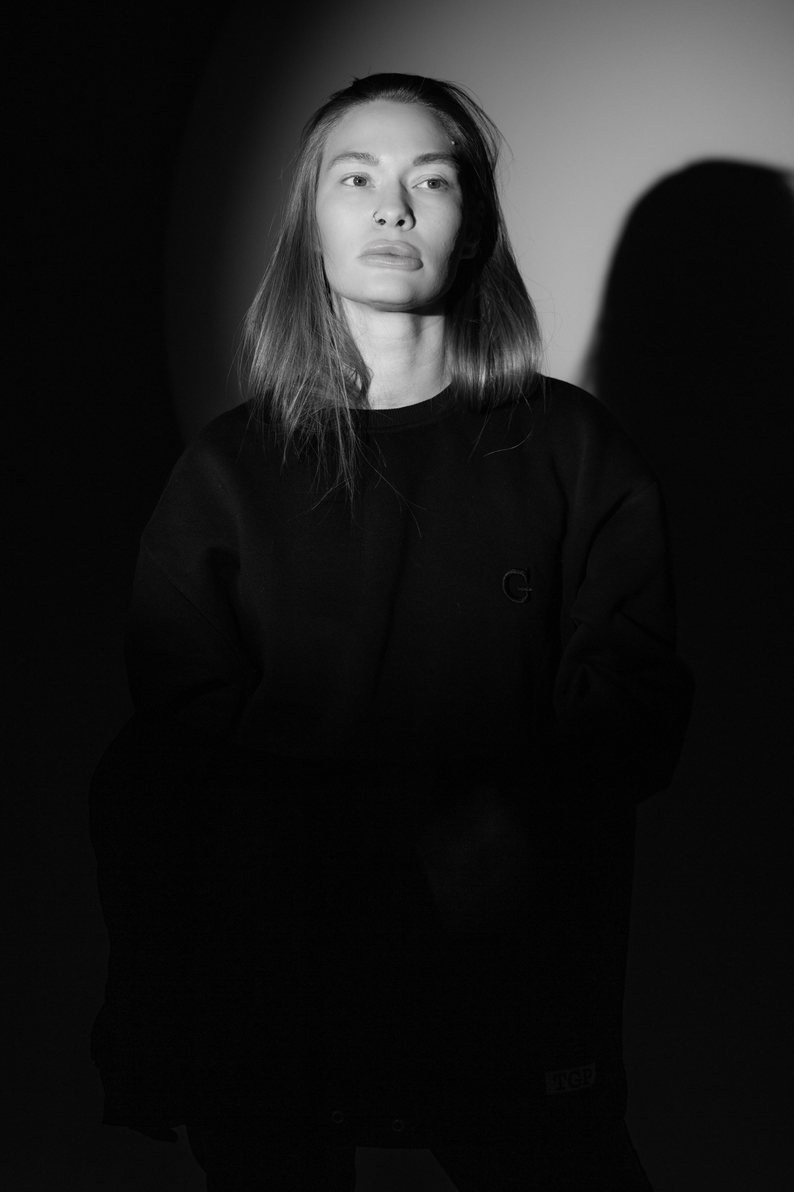 Даша и Оля (ч/б)