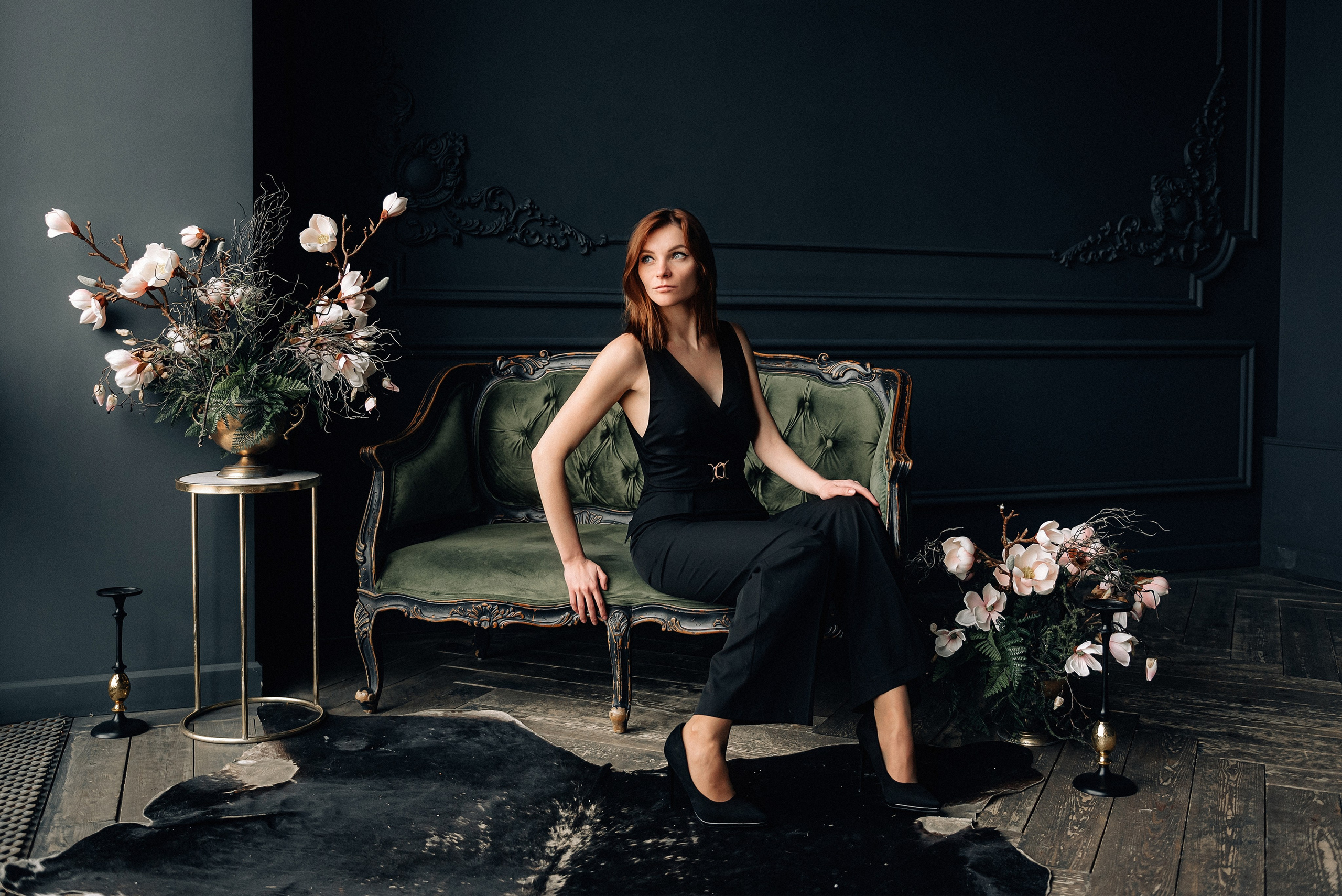 Женская фотосессия в фотостудии Nacked Sky. Портретный фотограф Москва Светлана Кашура