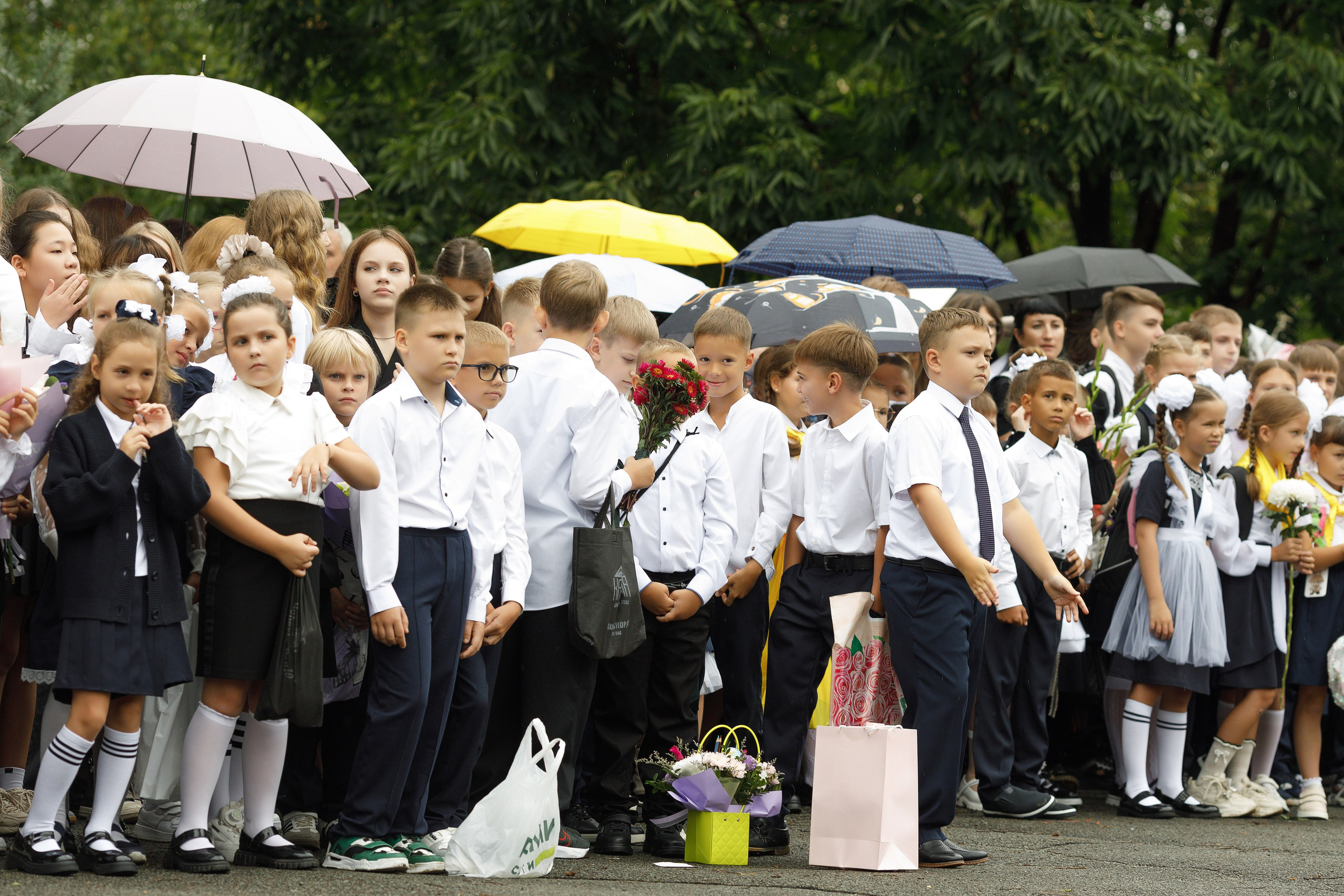 Линейка 11 клас Гимназия Артём. Photoalbum-vl.ru