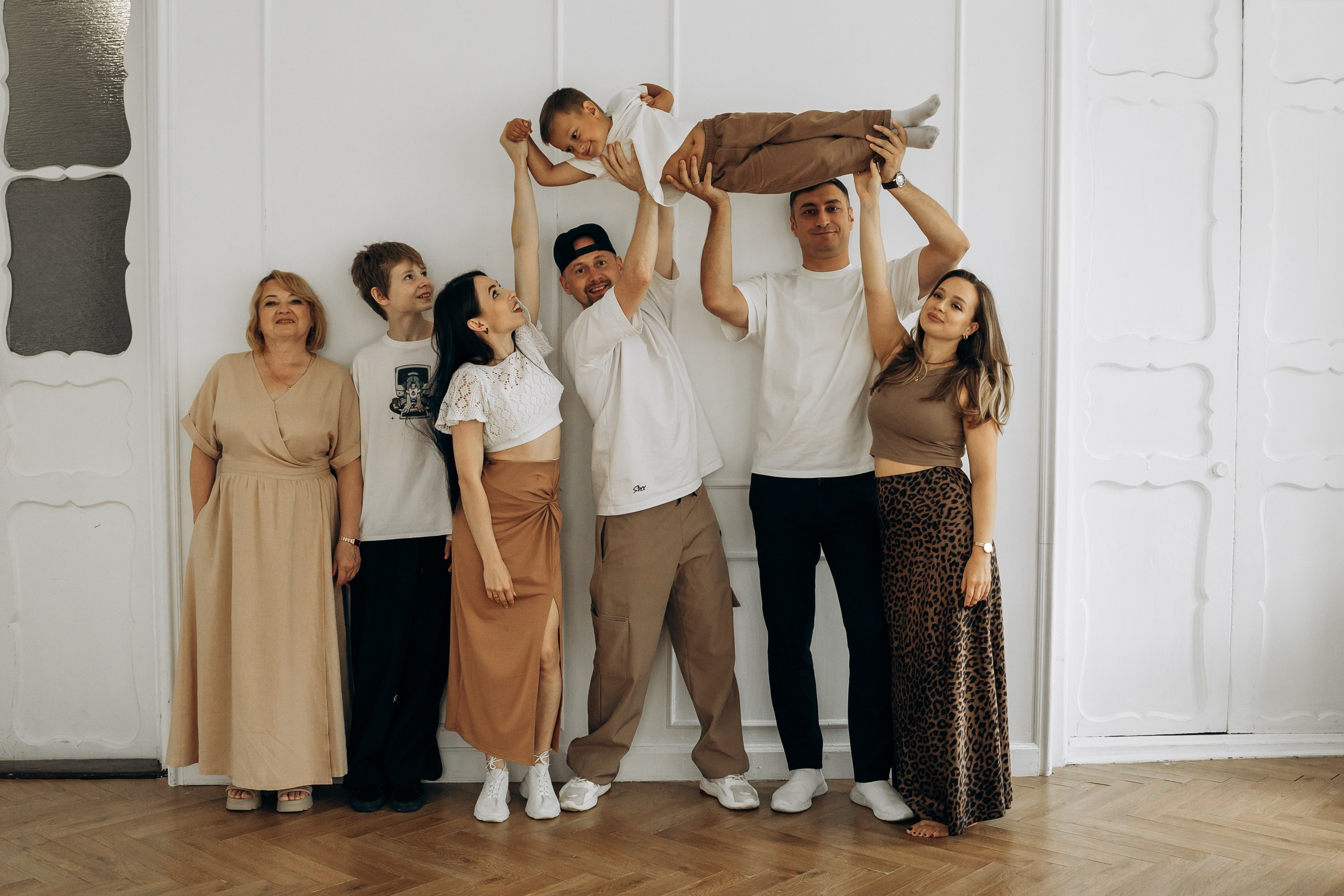 Большая семья. Семейный фотограф Тюмень Смирнова Юлия