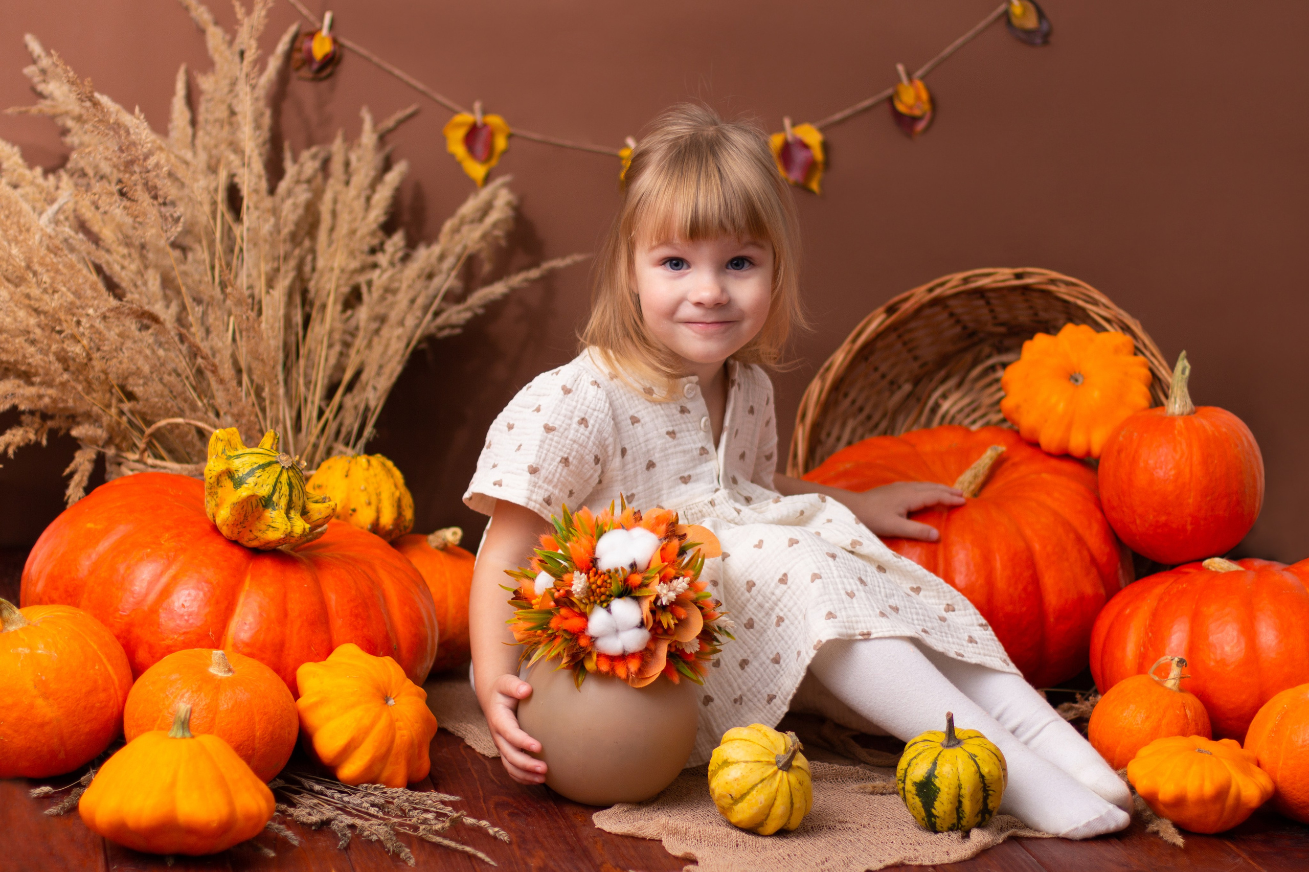 Фото-проекты (тыквенный, арбузный, весенний). Детский и семейный фотограф в Москве и МО
