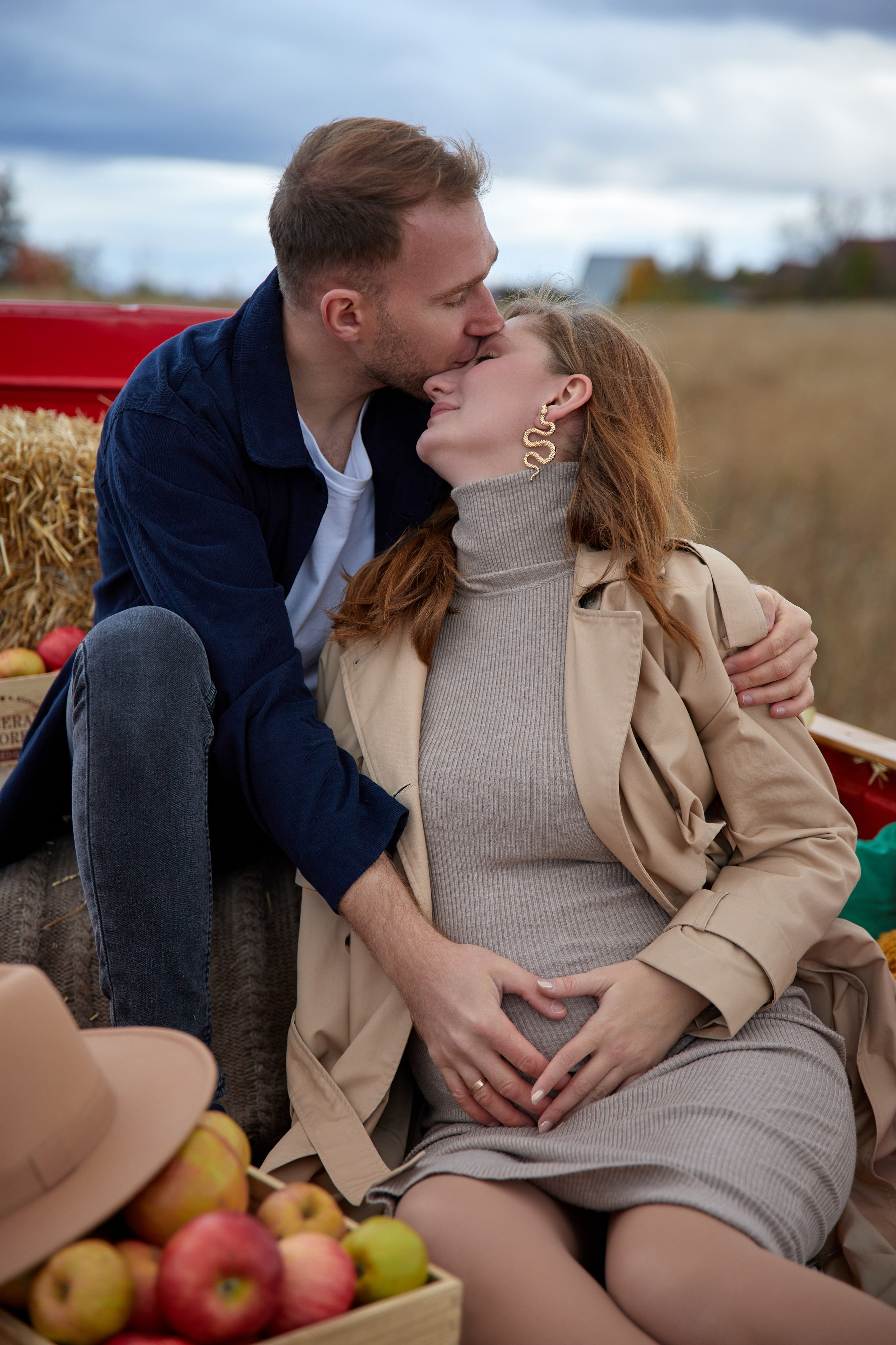 Осенняя с машиной. Фотограф в Самаре Анастасия Афанасьева