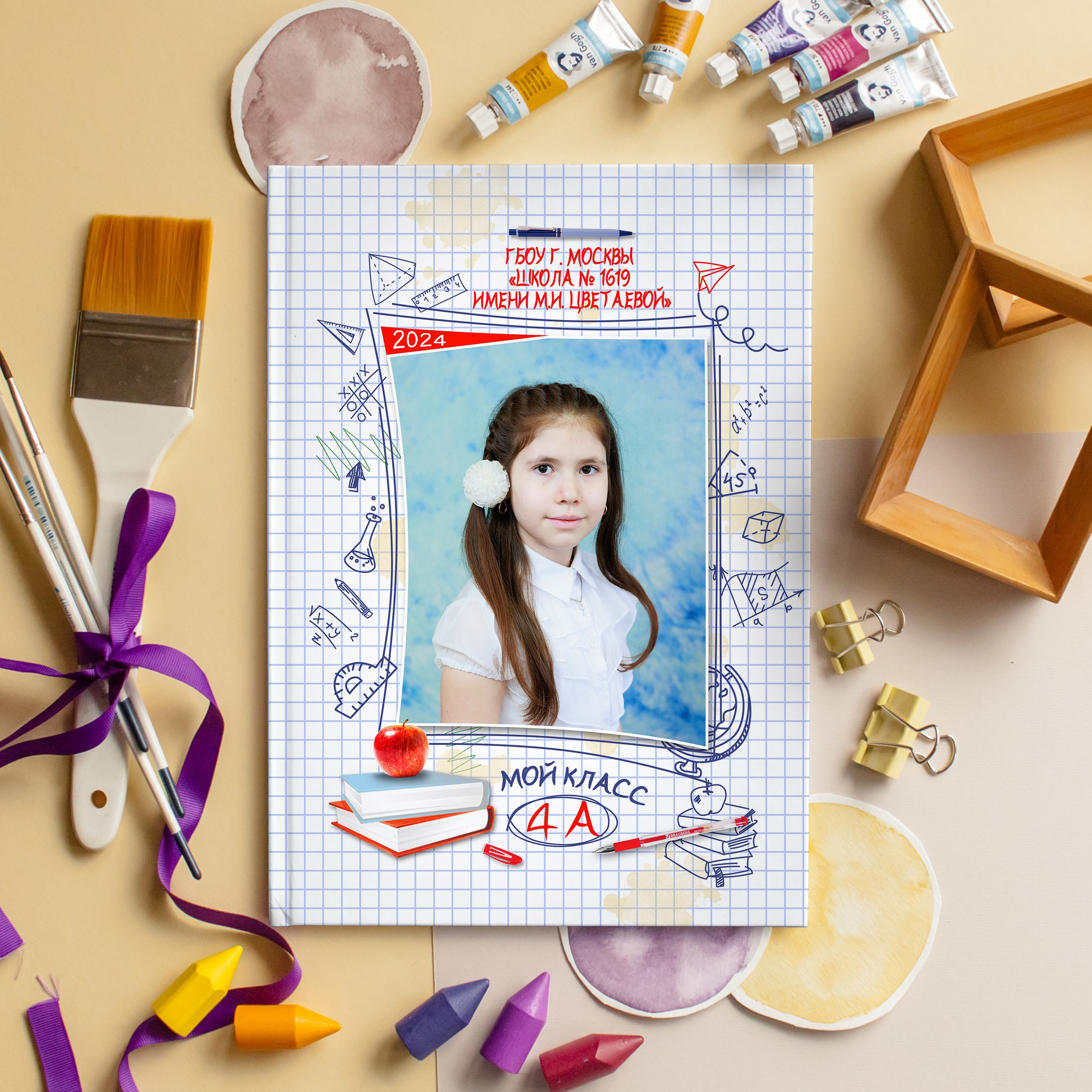 Премиум 5 разворотов. Выпускные альбомы для детского сада и школы в Москве