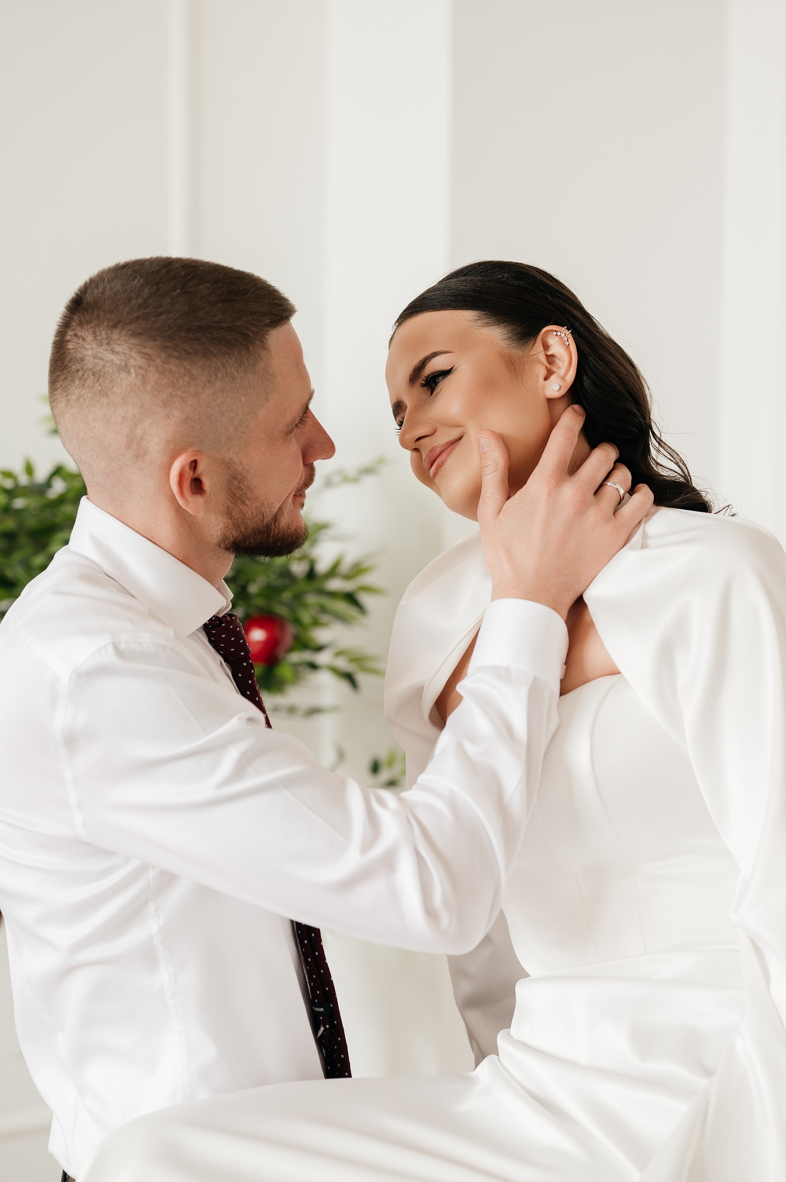 Свадебная фотосессия в студии. Свадебный и семейный фотограф в Краснодаре Алина Мельник