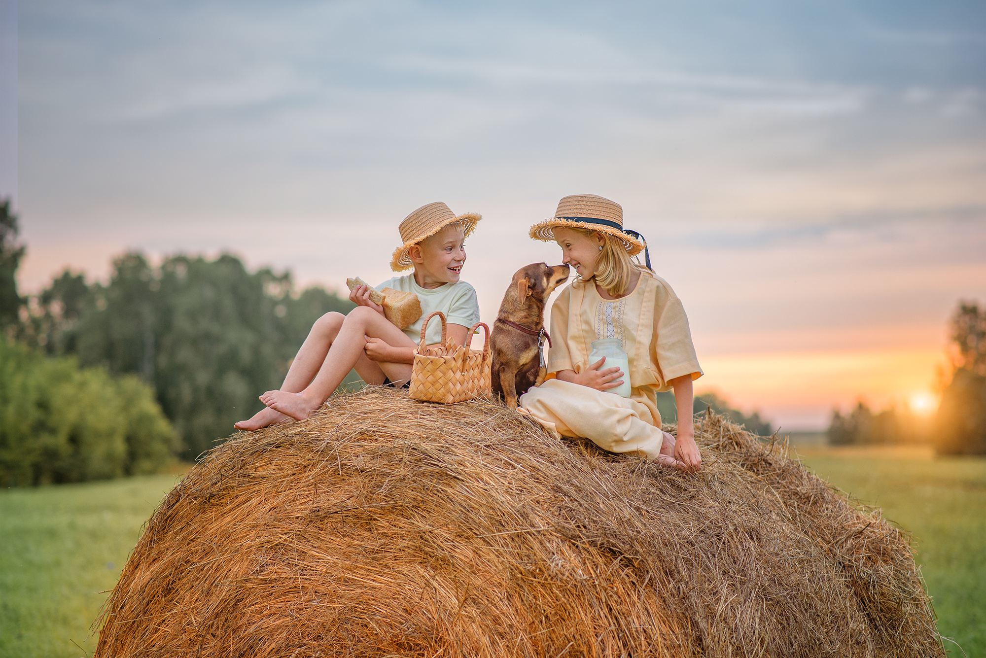 Фотосессия в полях. Фотограф в Болгарии. Фотограф в Созополе