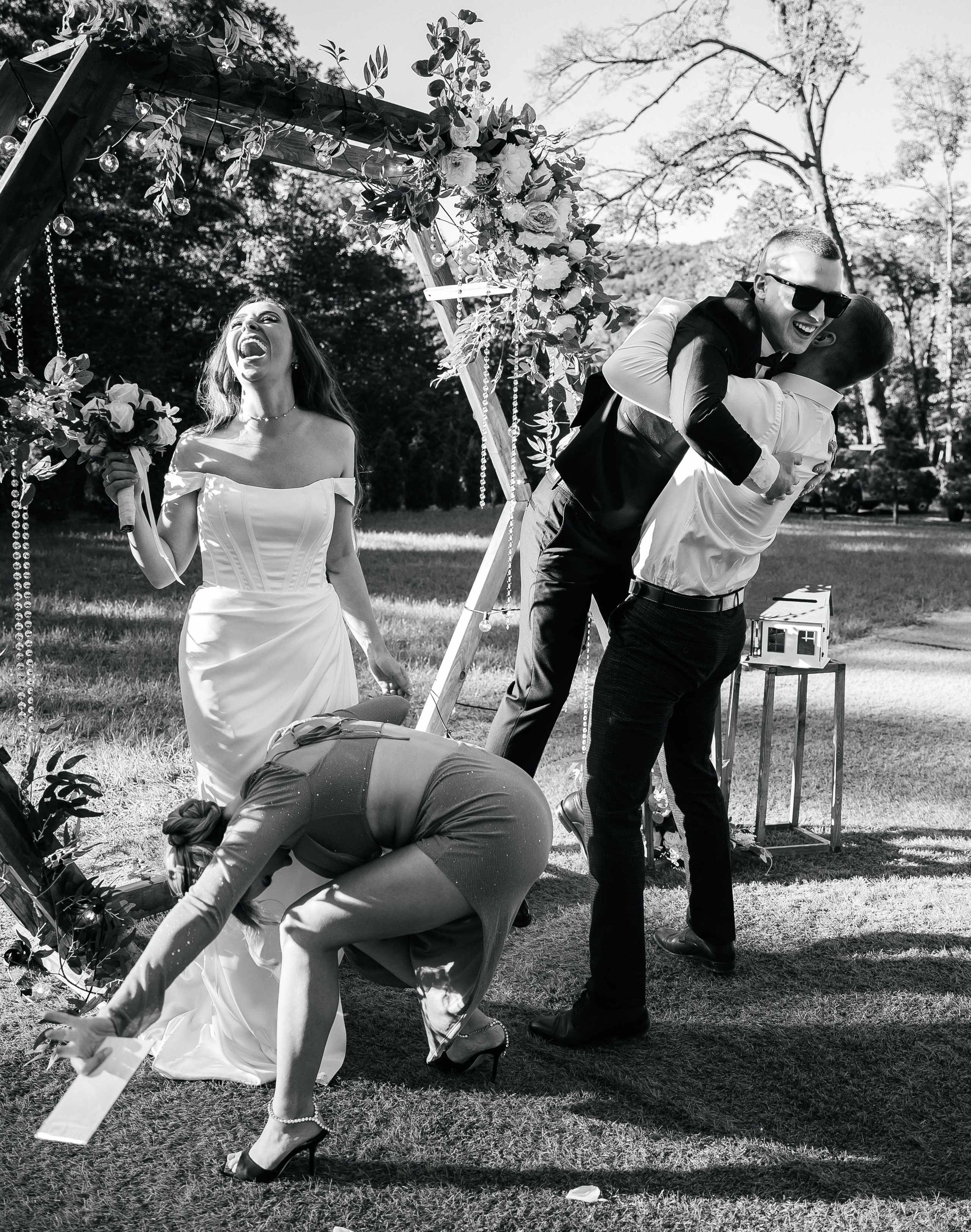 Свадьба на открытом воздухе. Свадебный и семейный фотограф в Москве Олеся Подколзина