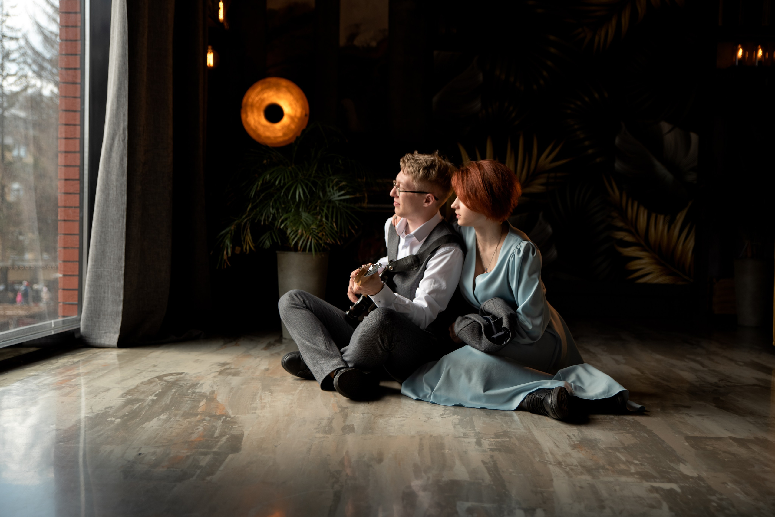 Дмитрий и Марина. LOVESTORY в студии. Семейный и детский фотограф в Туле Светлана Воронкова