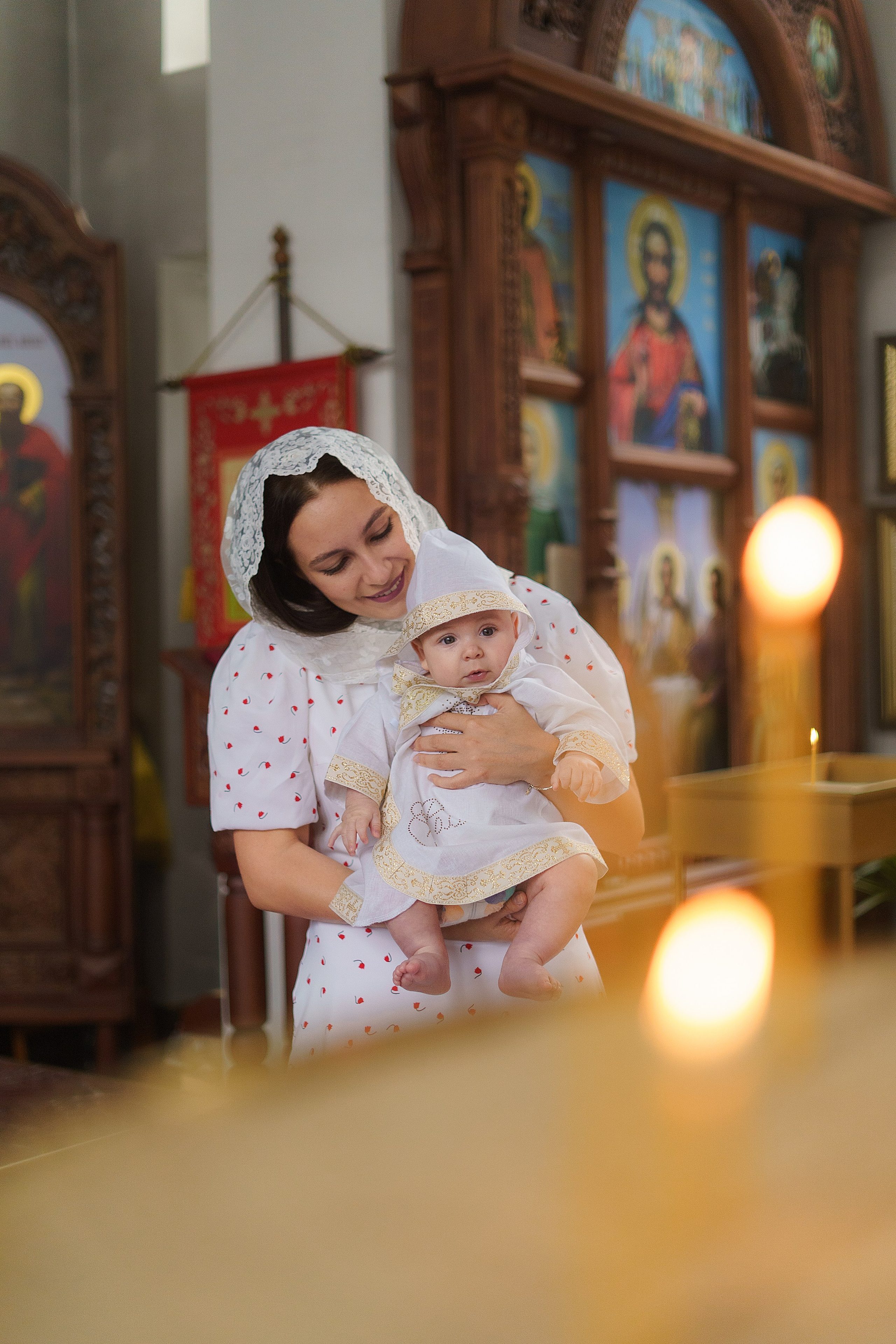 Крещение Романа, г. Кропоткин (радиострой). Семейный и детский фотограф в Гулькевичи, Кропоткине