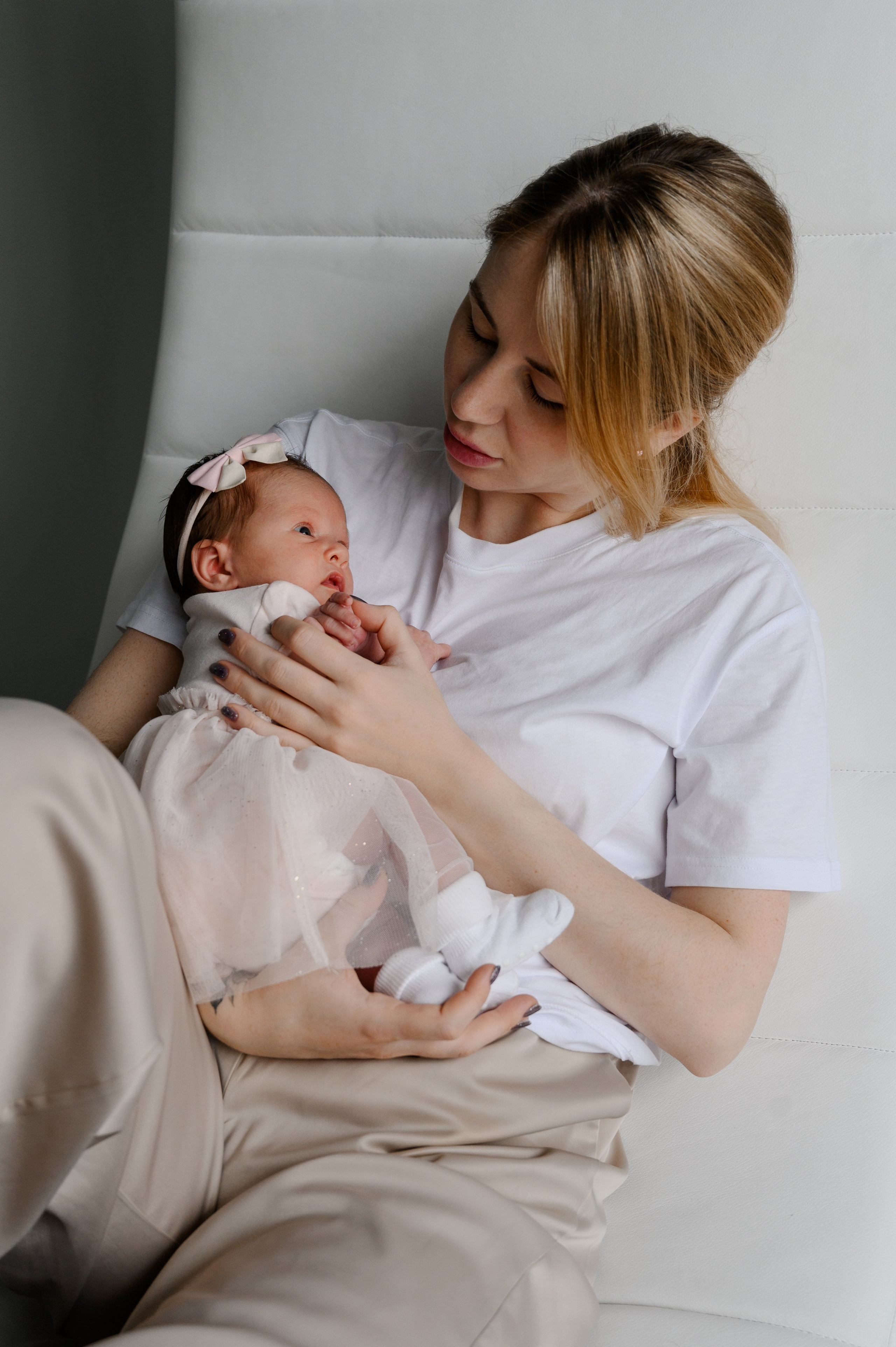 Ньюборн в студии. Фотограф новорожденных малышей в Санкт-Петербурге