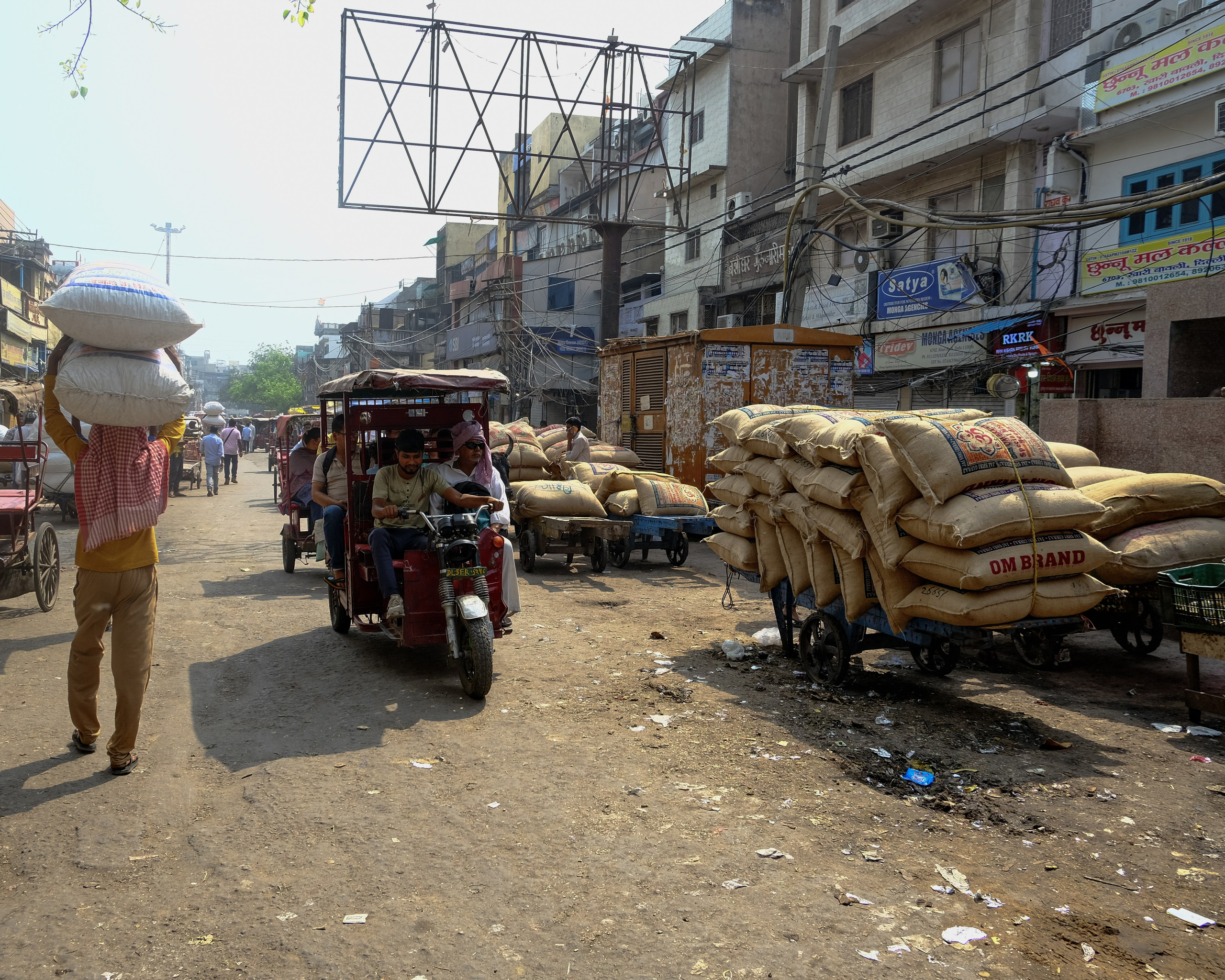 Дели: Рынок и Трущобы. Фотографии из путешествий