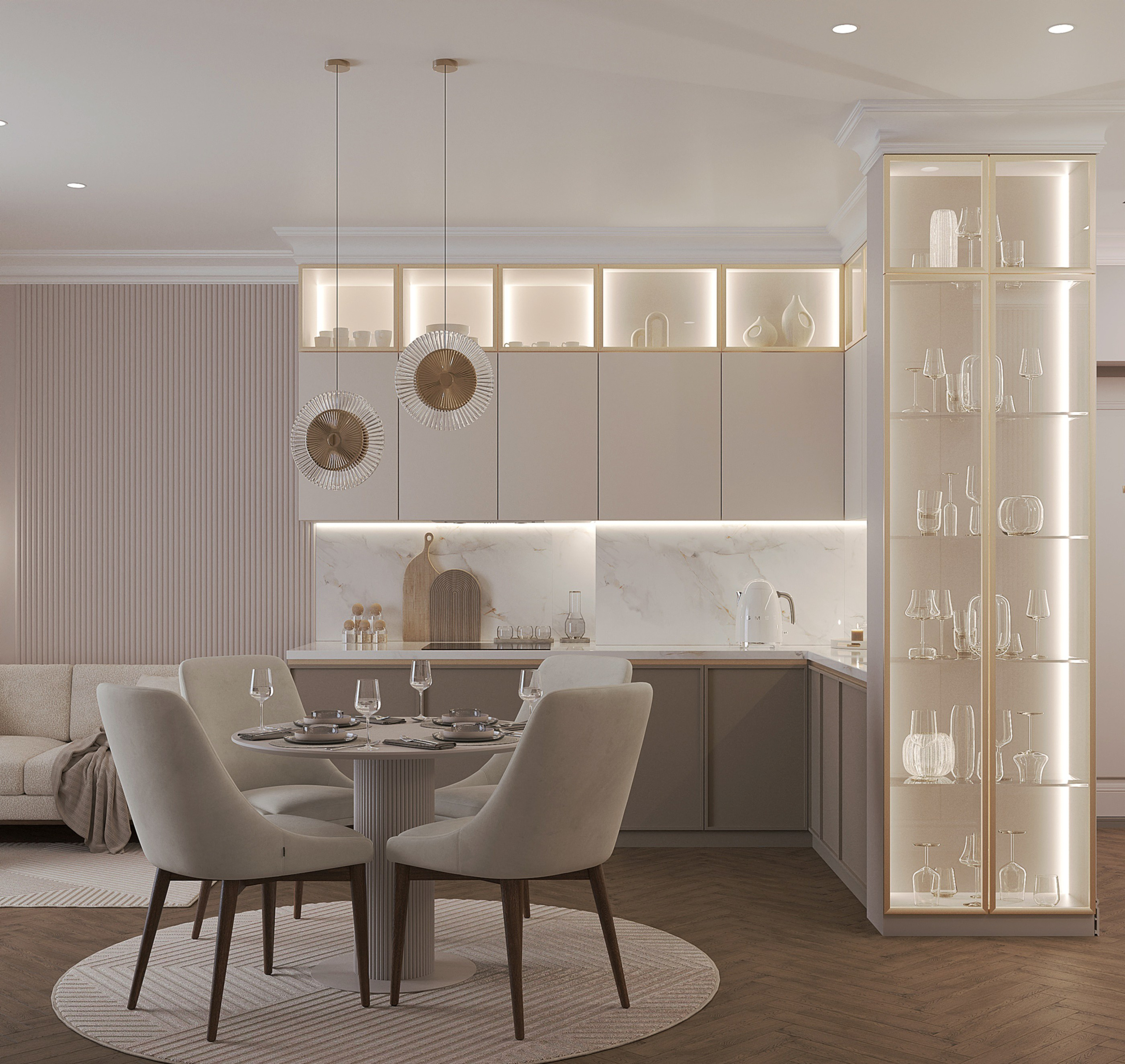 Проект ЖК City Bay Москва. Студия дизайна интерьера Лактионовой Елены