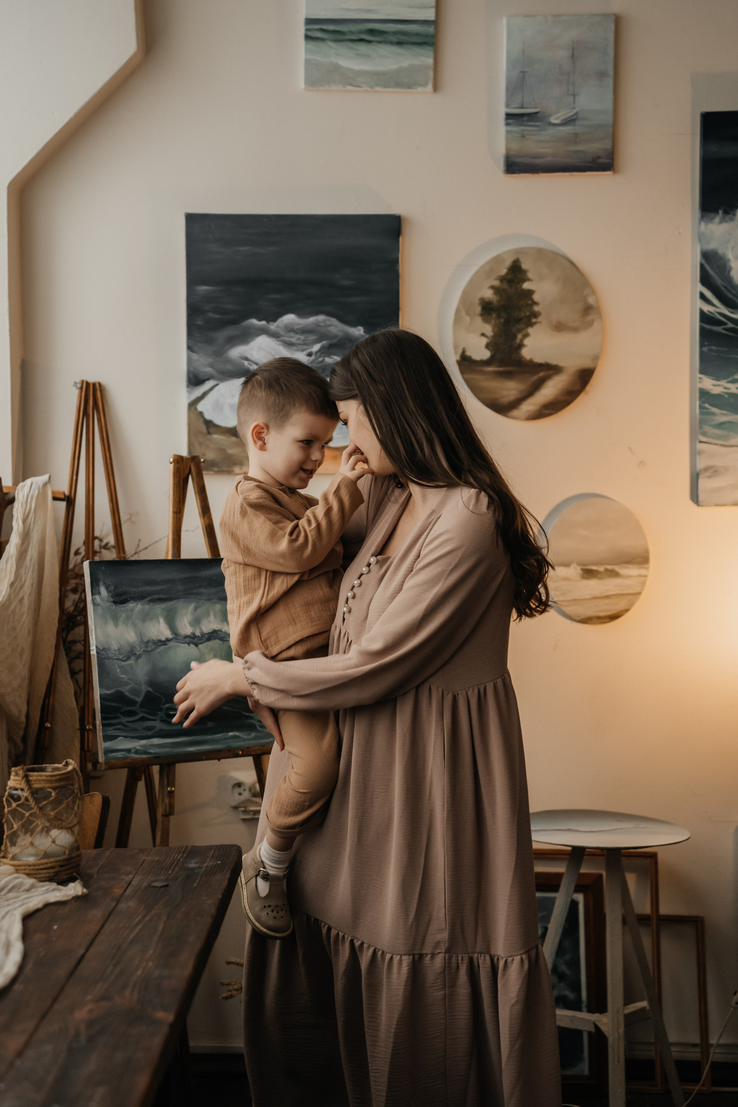 В мастерской. Ваш фотограф Вика Артемова