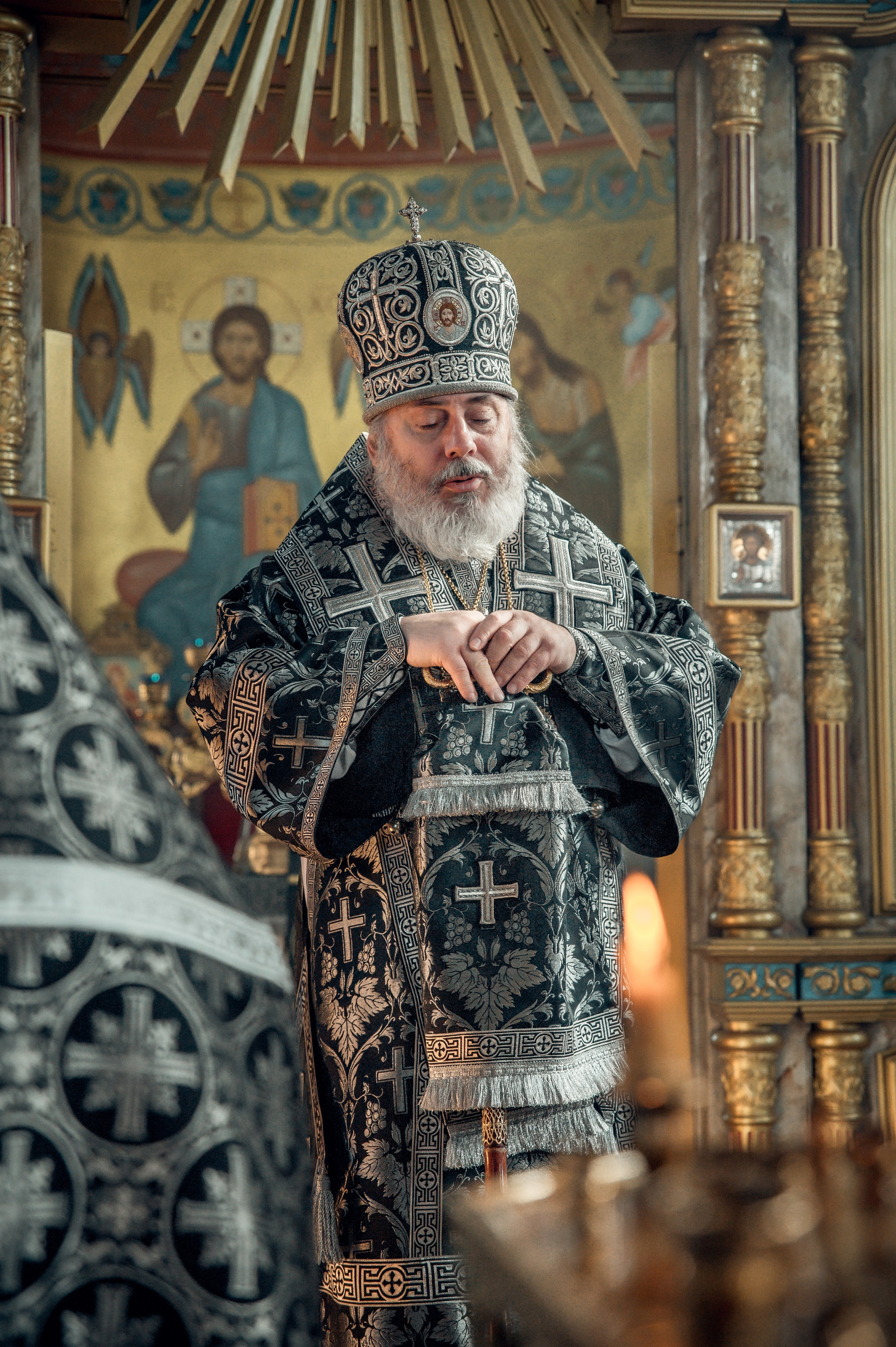 Преждеосвящение Даров. Храм Серафима Саровского. Церковный, семейный и репортажный фотограф Волгоград, Волжский